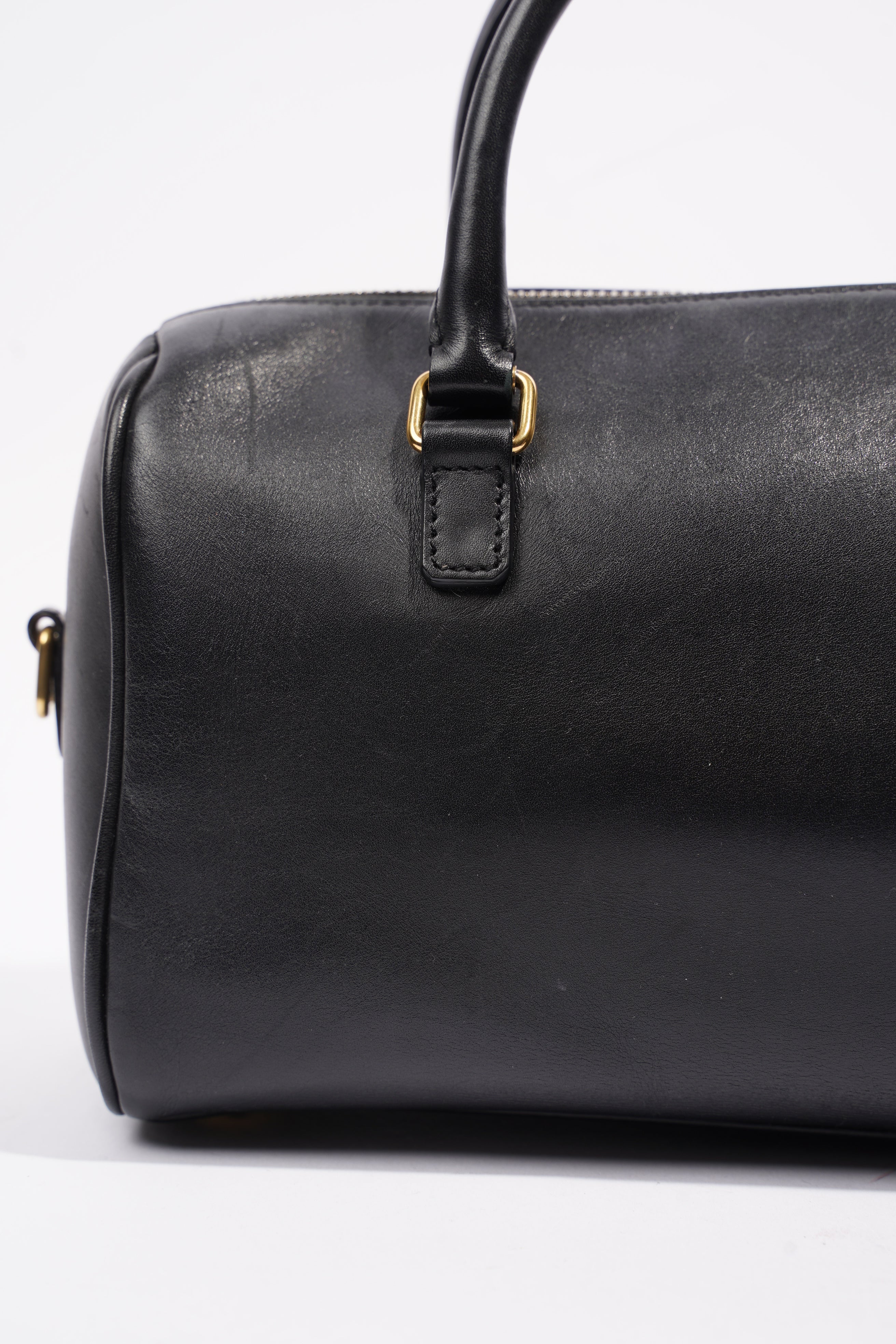 Saint Laurent Paris Baby Duffle Black Leather