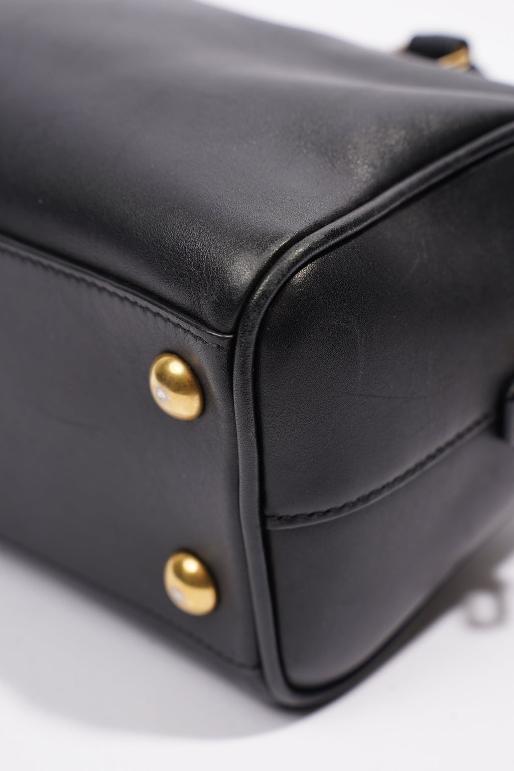 Saint Laurent Paris Baby Duffle Black Leather