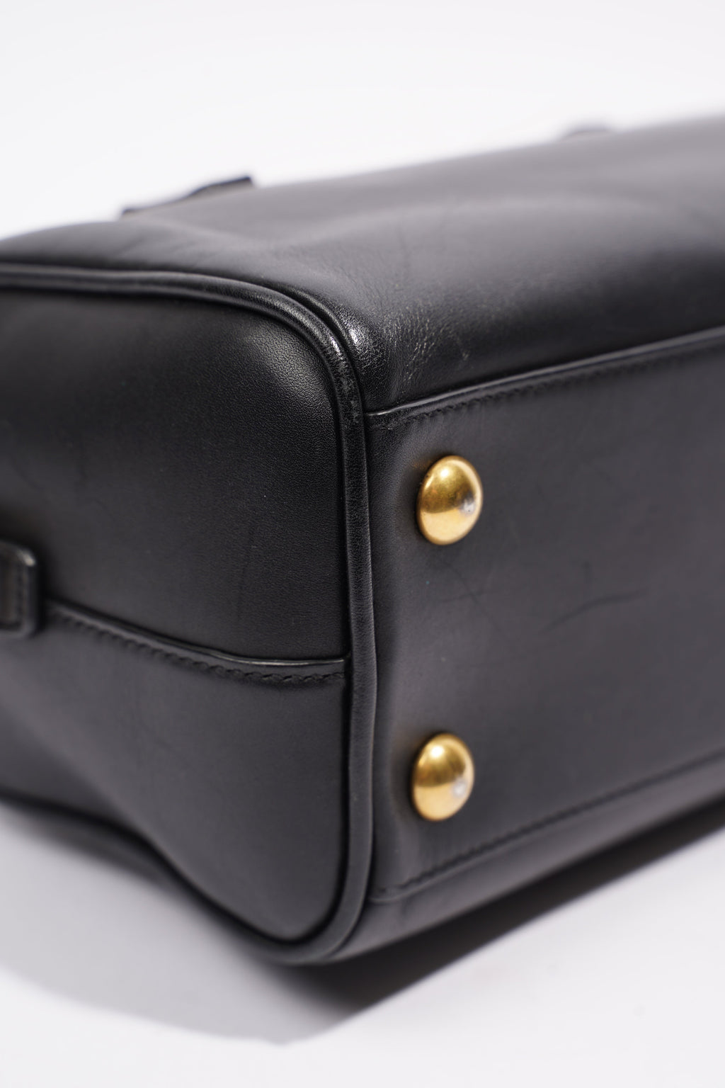 Saint Laurent Paris Baby Duffle Black Leather