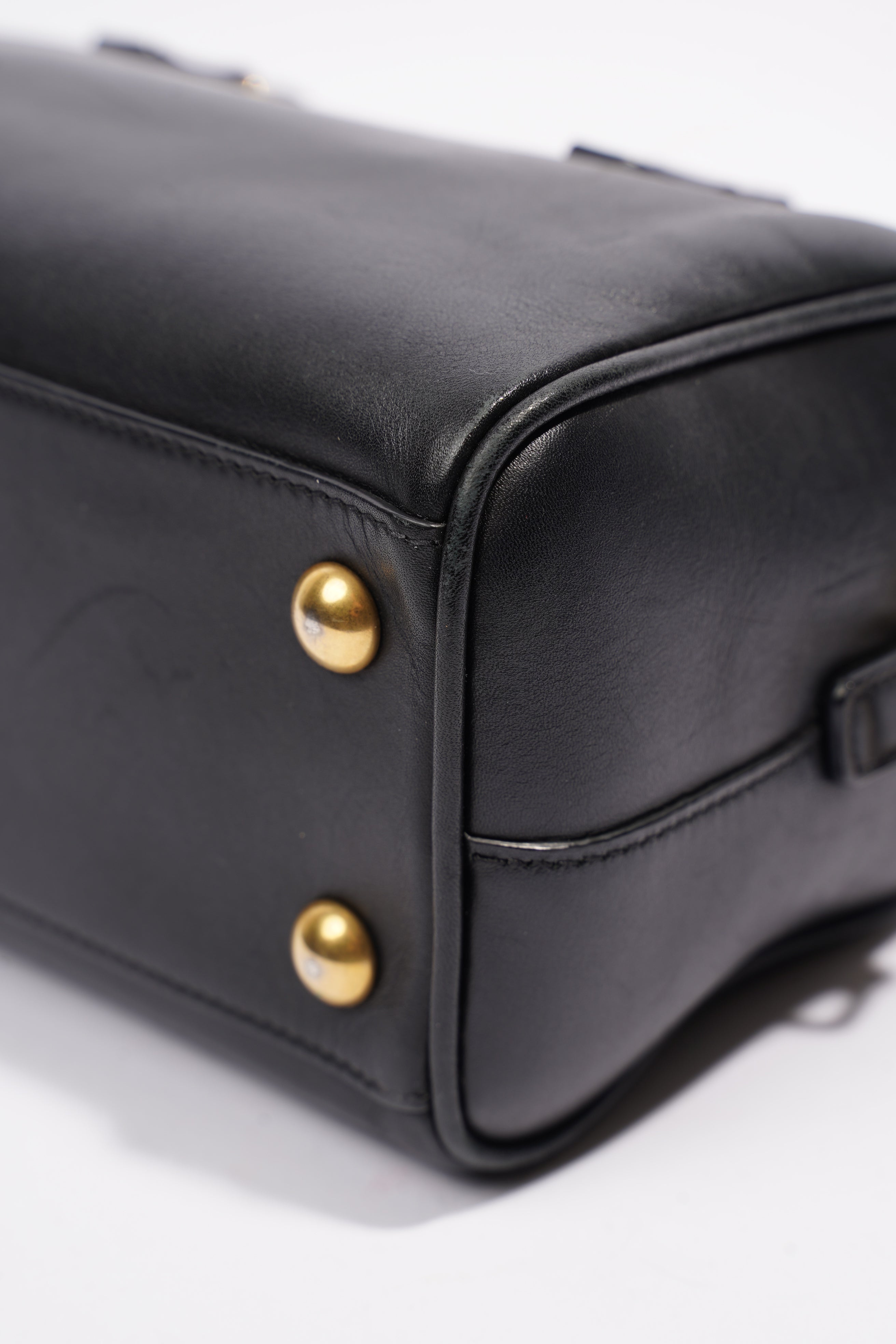 Saint Laurent Paris Baby Duffle Black Leather