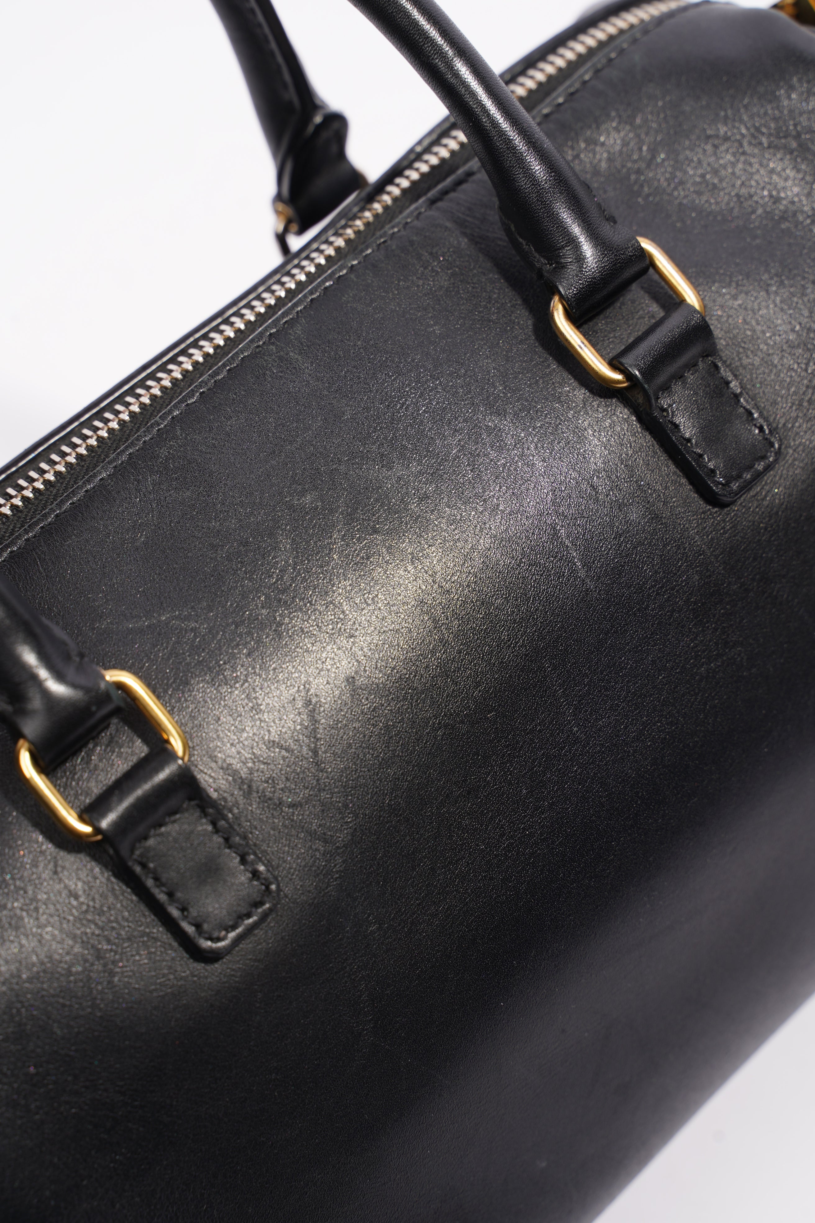 Saint Laurent Paris Baby Duffle Black Leather