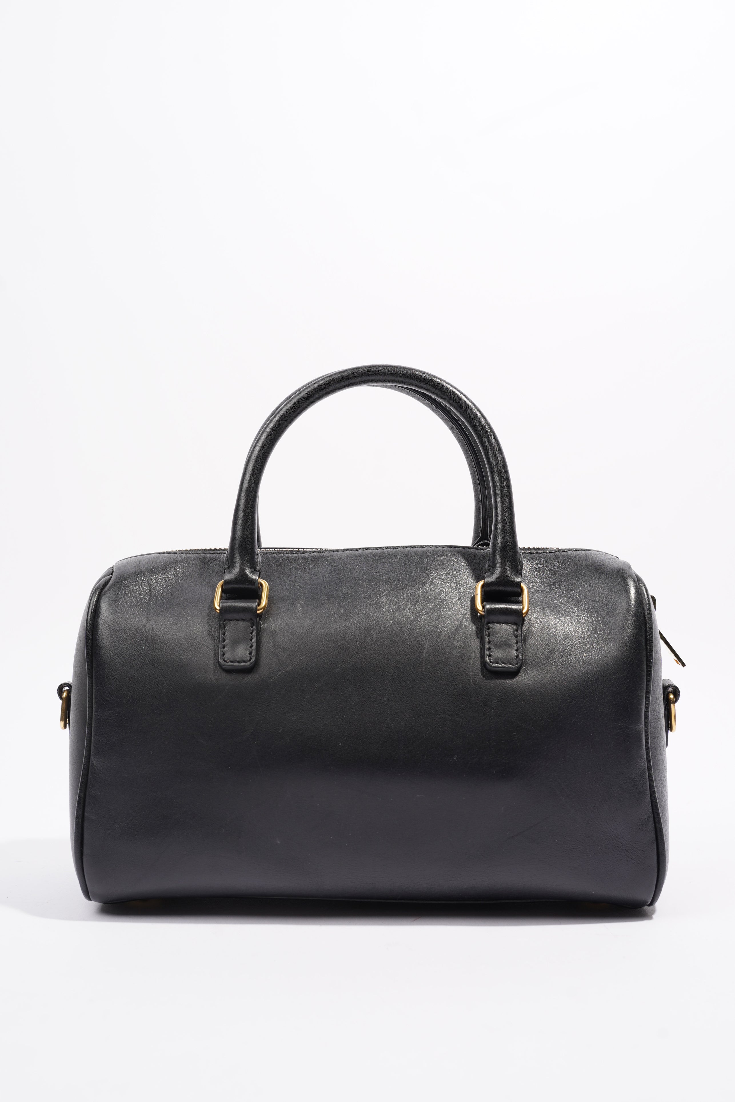 Saint Laurent Paris Baby Duffle Black Leather