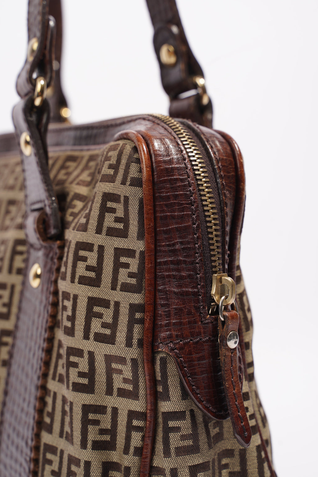 Fendi Zucchino Dark Brown / Brown Canvas