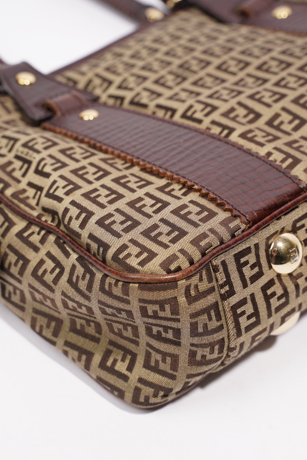 Fendi Zucchino Dark Brown / Brown Canvas