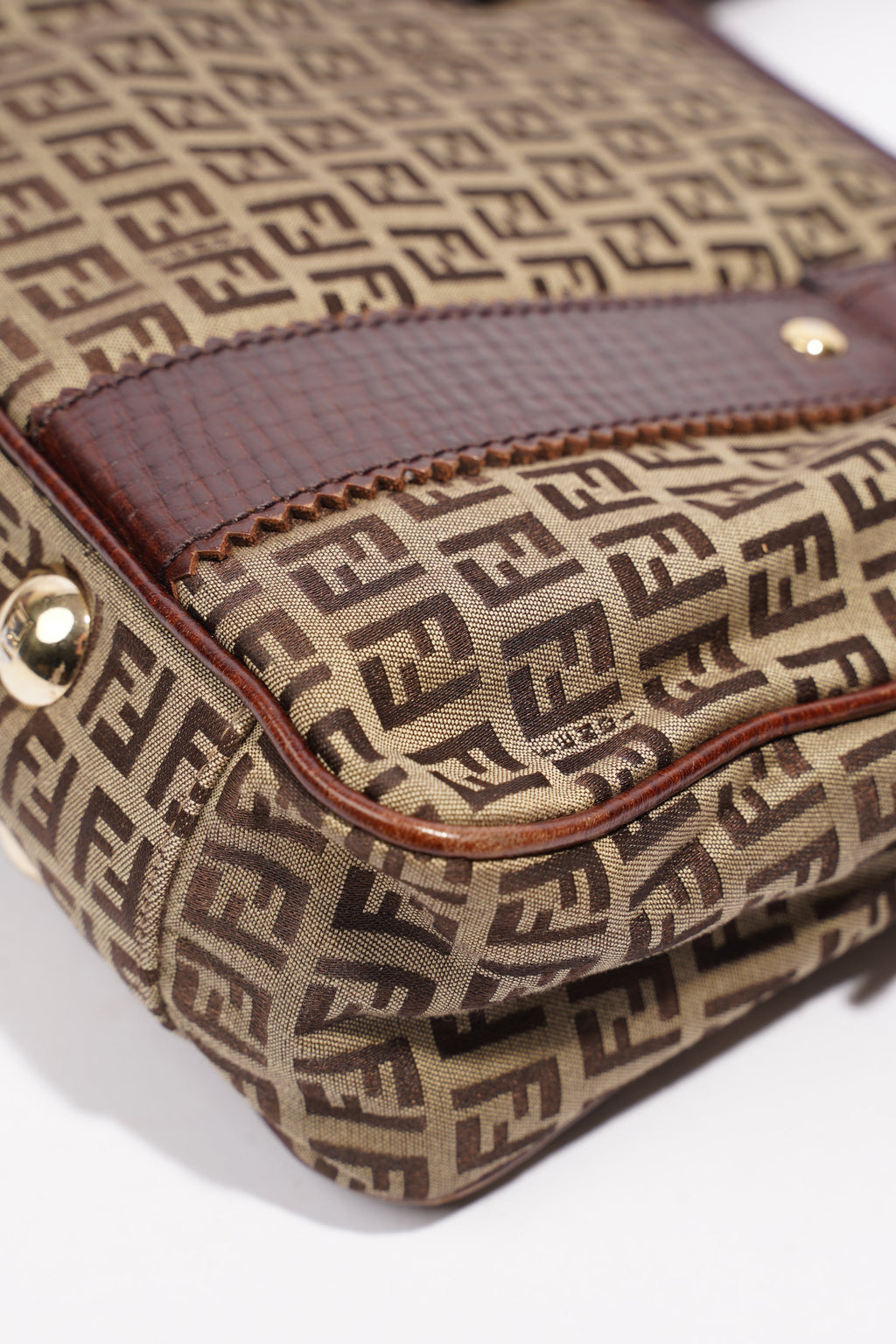 Fendi Zucchino Dark Brown / Brown Canvas