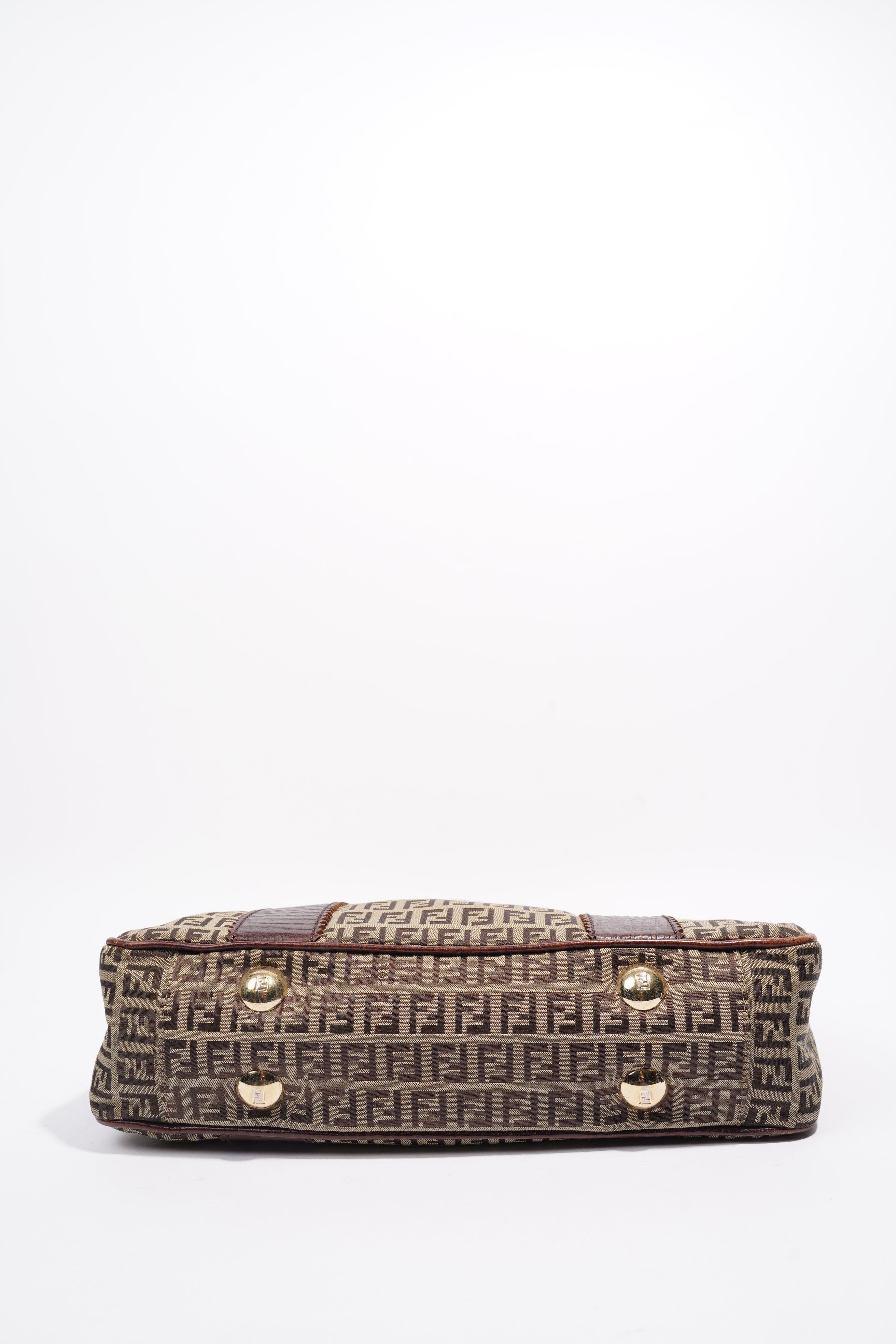 Fendi Zucchino Dark Brown / Brown Canvas