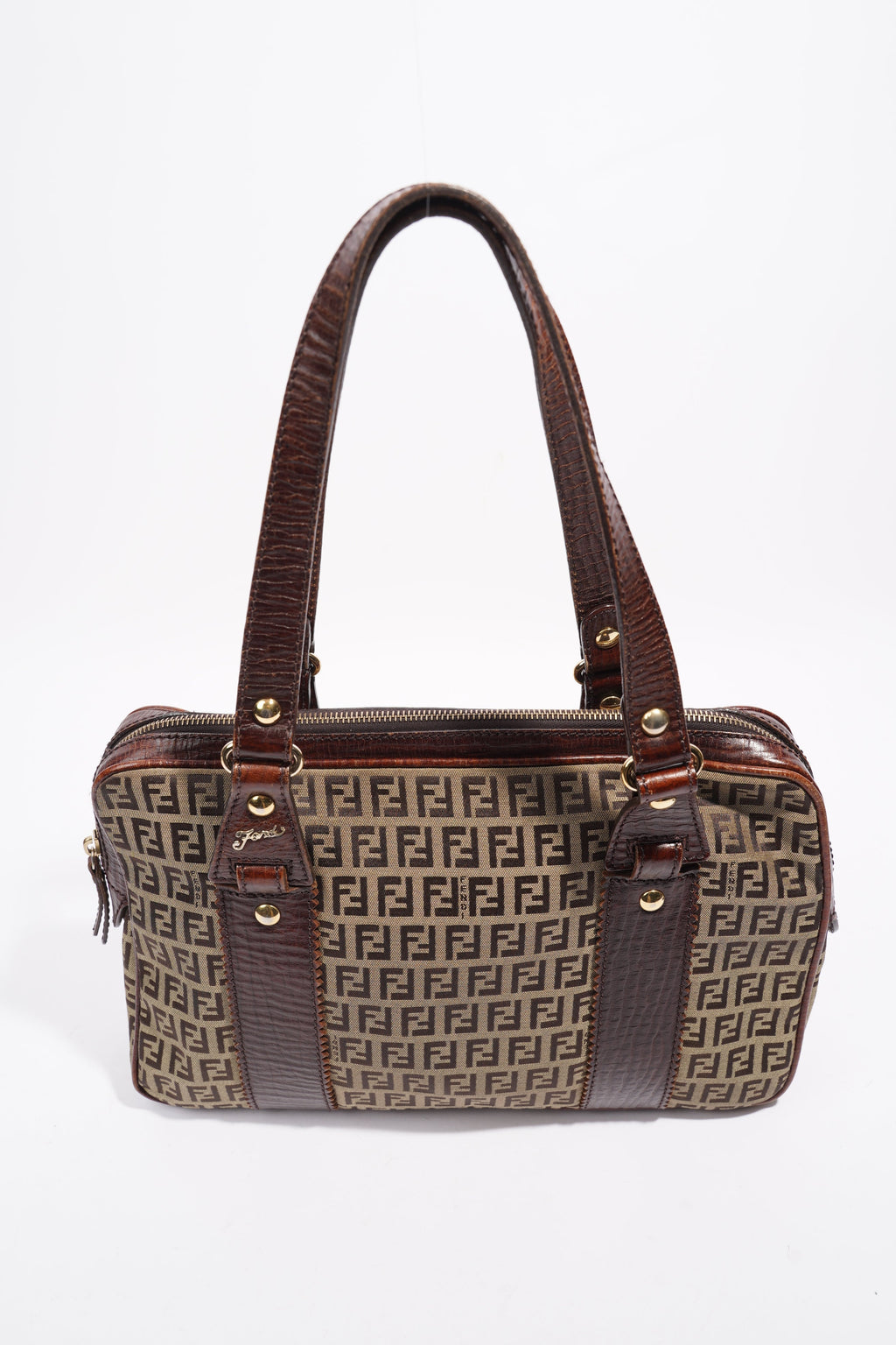 Fendi Zucchino Dark Brown / Brown Canvas