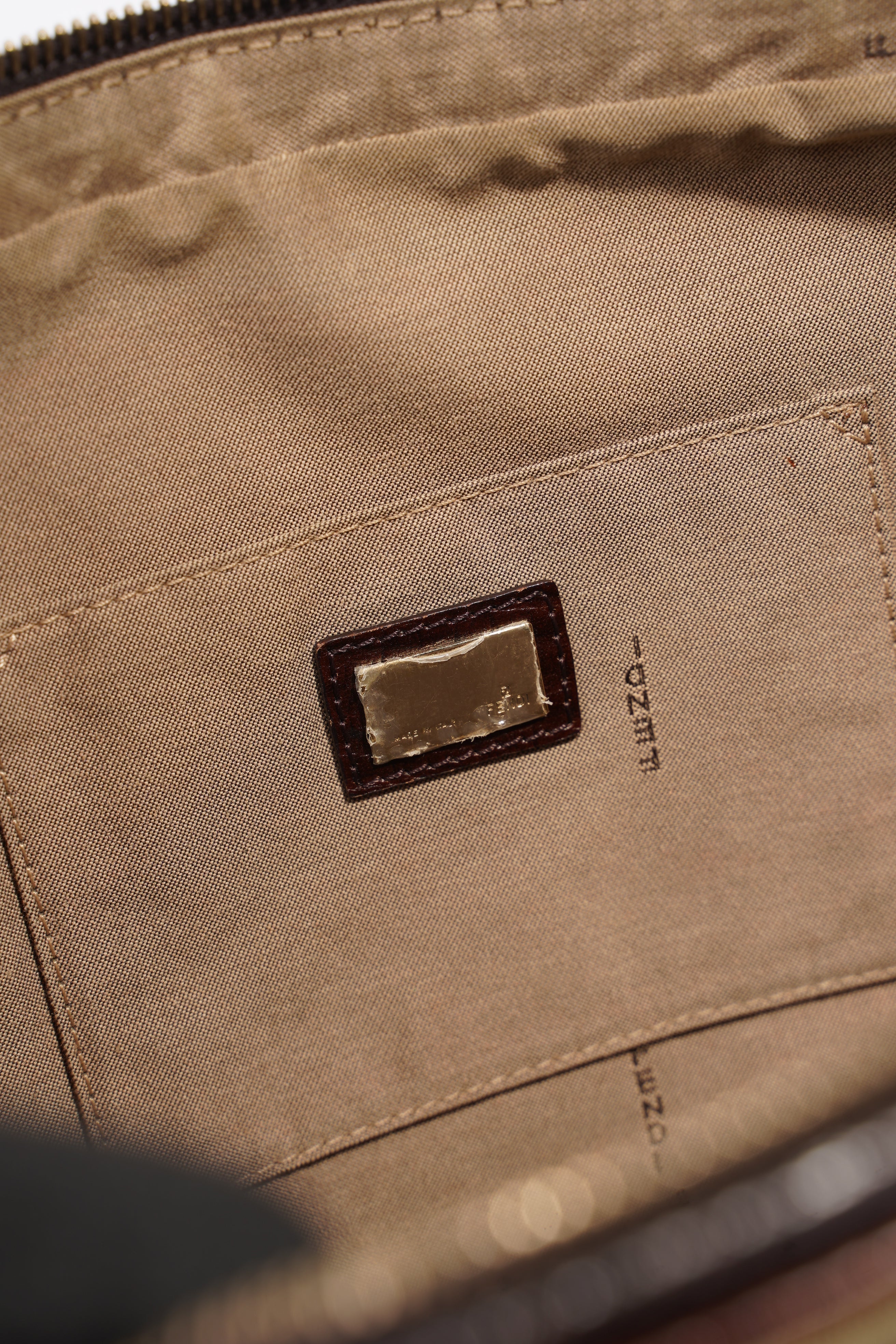 Fendi Zucchino Dark Brown / Brown Canvas