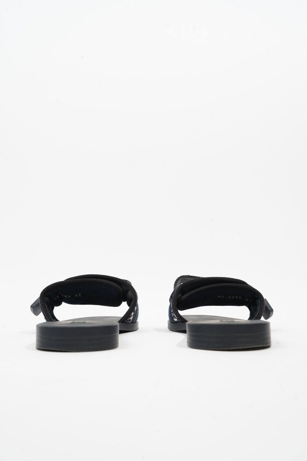 Christian Dior Dio(r)evolution Slide Navy Technical Fabric EU 39 UK 6
