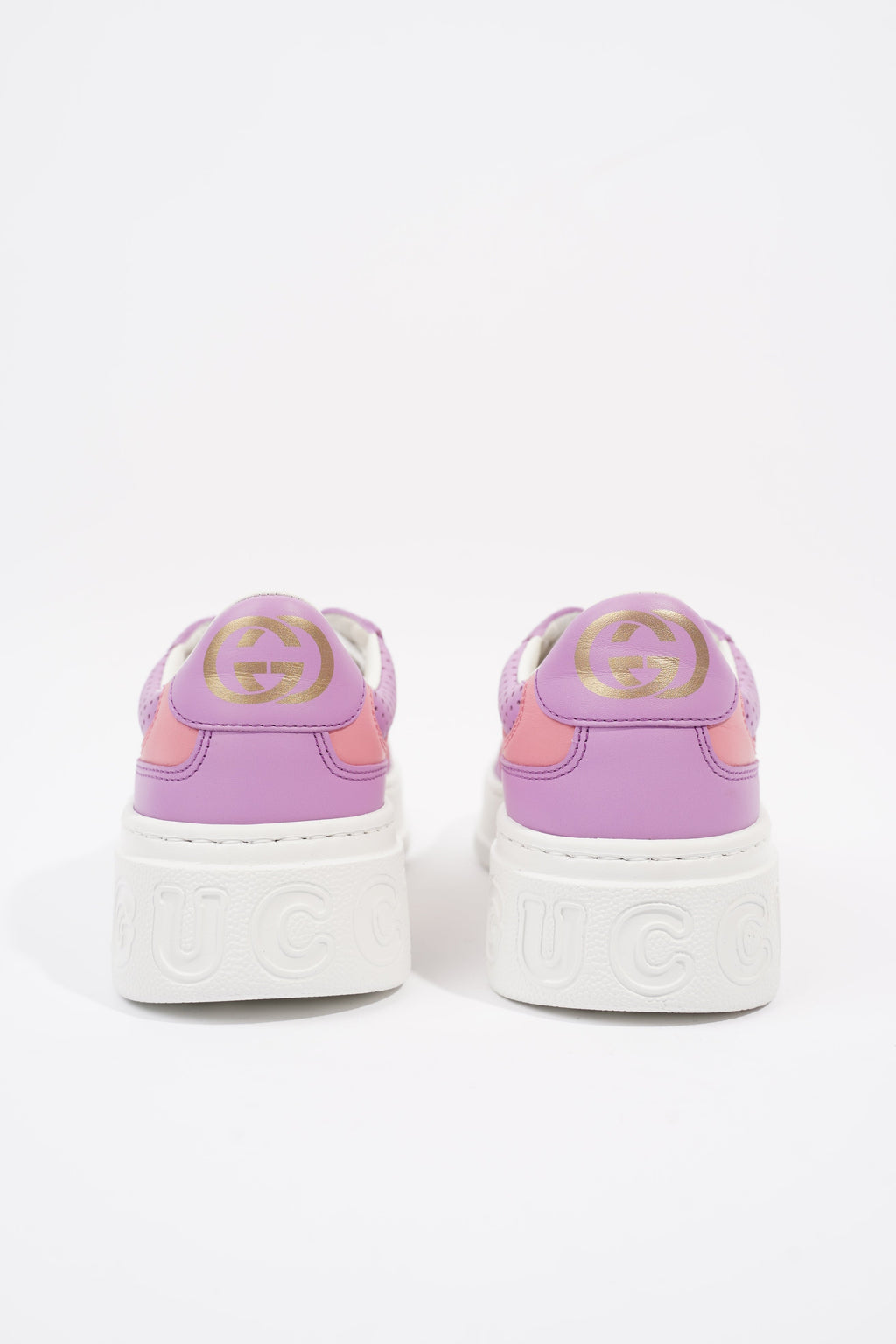 Gucci GG Supreme Monogram Pink / Beige Monogram / White Canvas EU 37.5 UK 4.5
