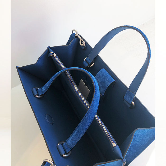 Gucci Dionysus Blue Suede Handbag