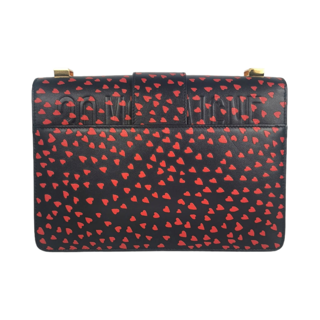 Dior 30 Montaigne I love Paris Red Hearts Leather