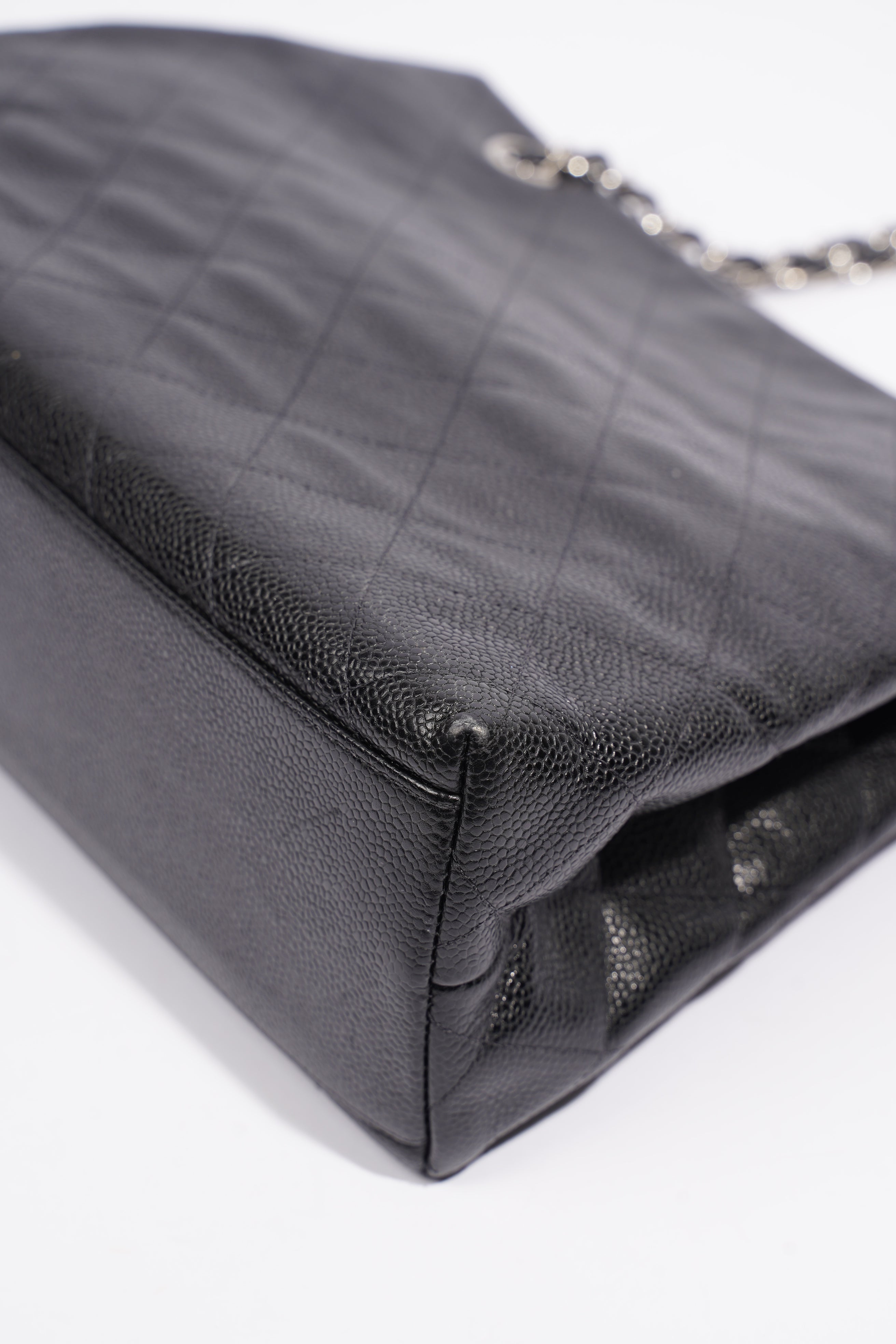 Chanel CC Shopping Tote Black Caviar Leather