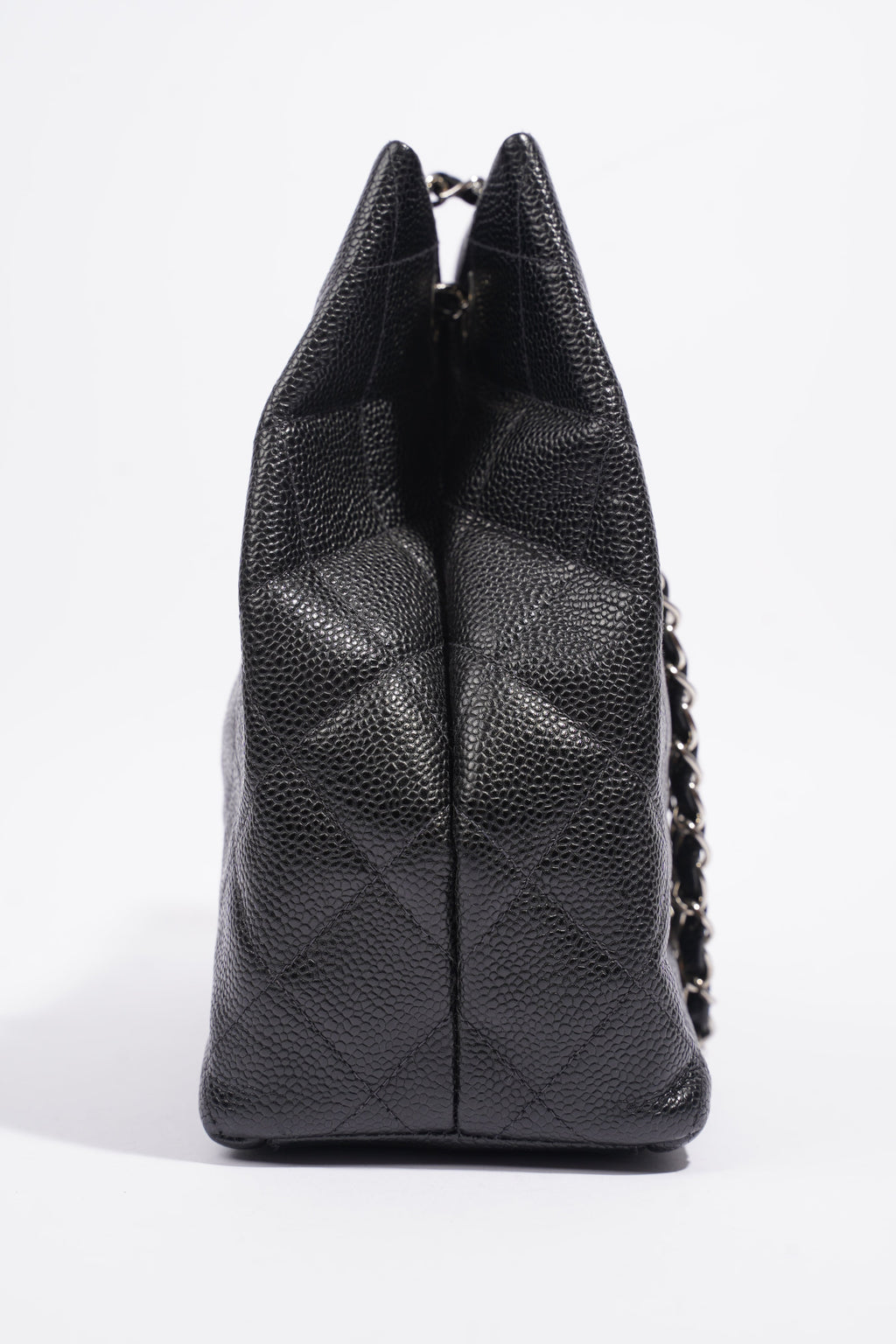 Chanel CC Shopping Tote Black Caviar Leather