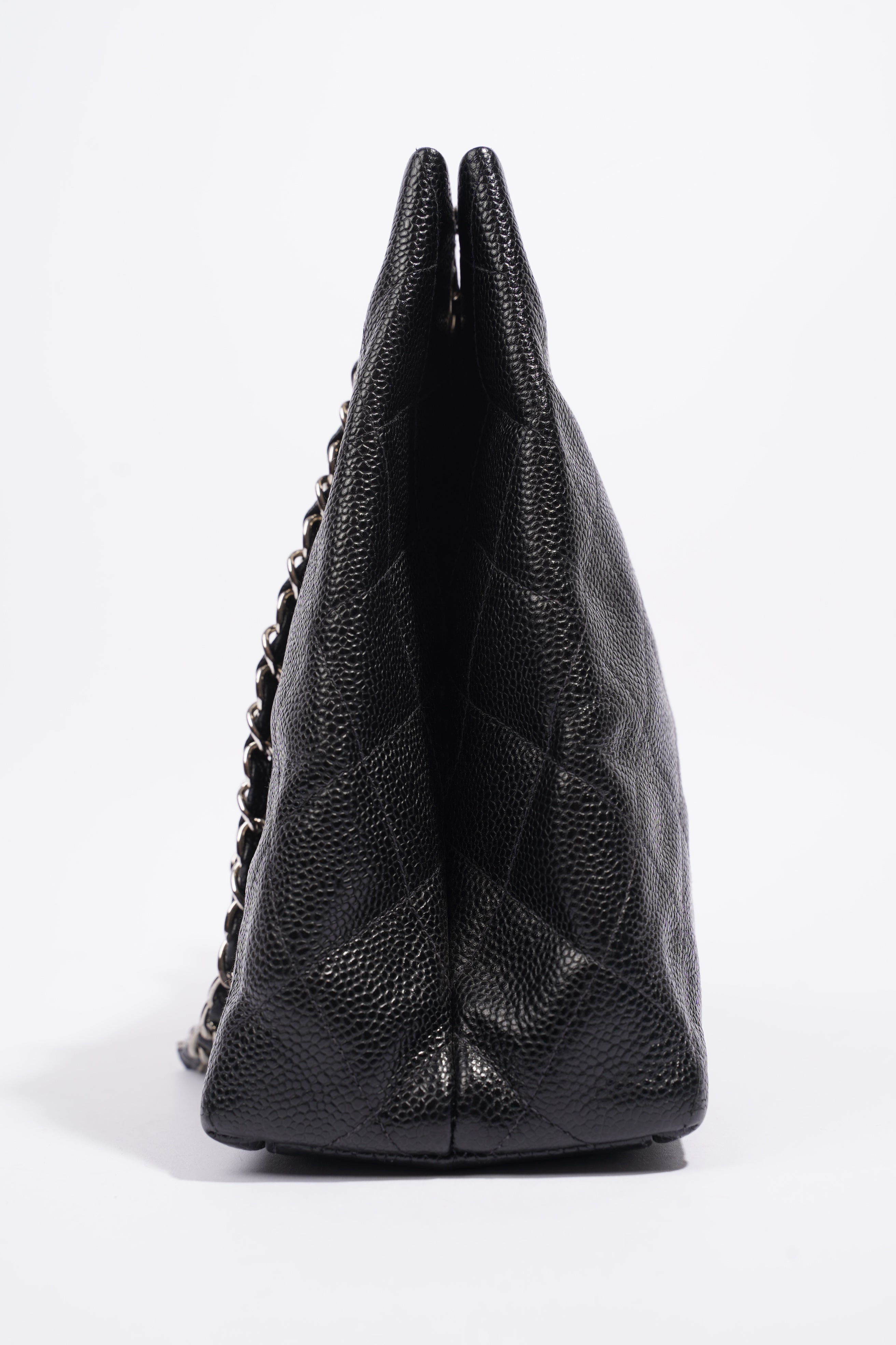 Chanel CC Shopping Tote Black Caviar Leather