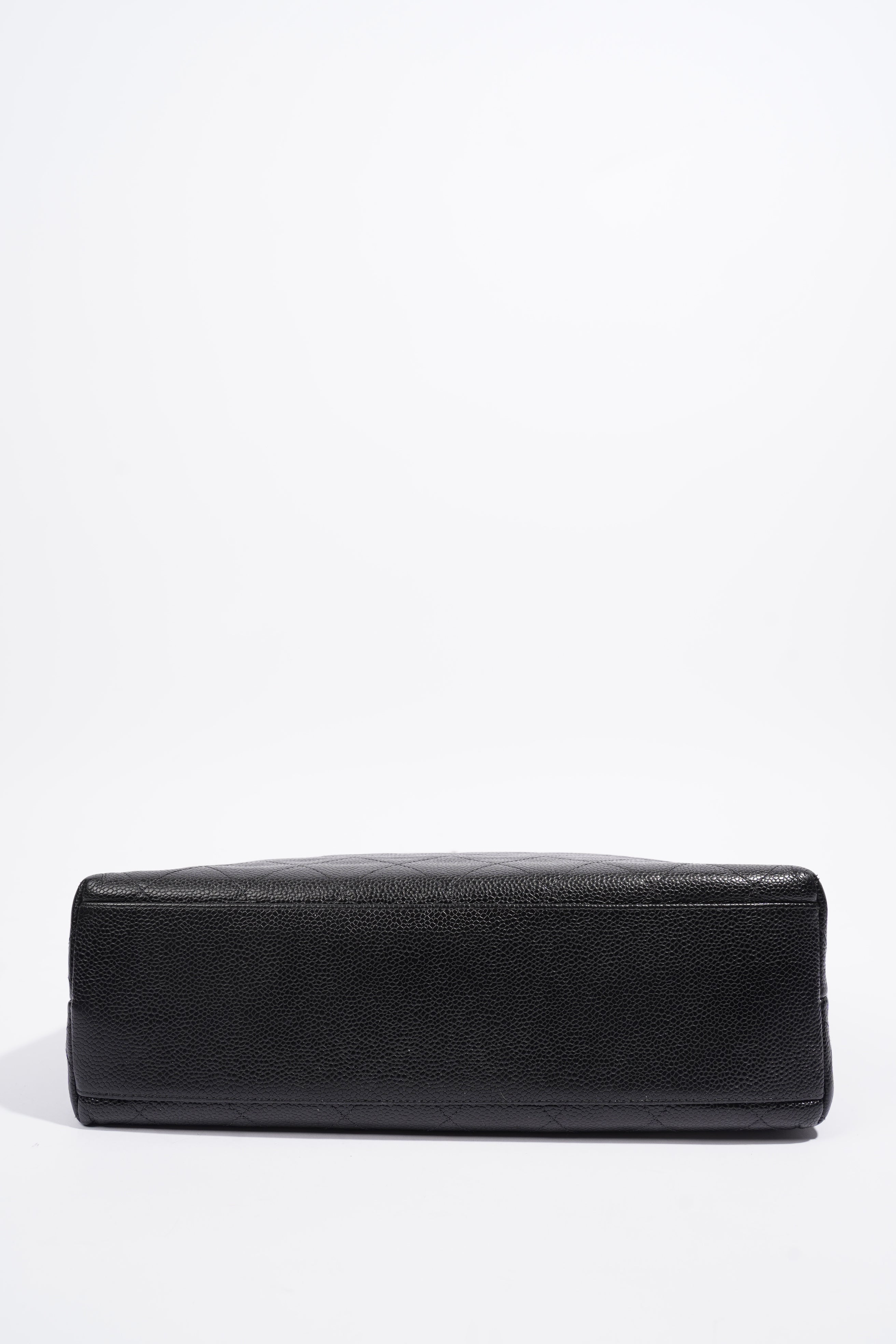 Chanel CC Shopping Tote Black Caviar Leather