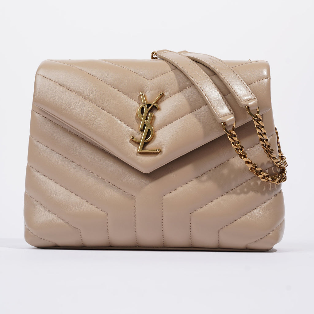 Saint Laurent Lou Lou Nude Leather Small