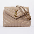 Saint Laurent Lou Lou Nude Leather Small