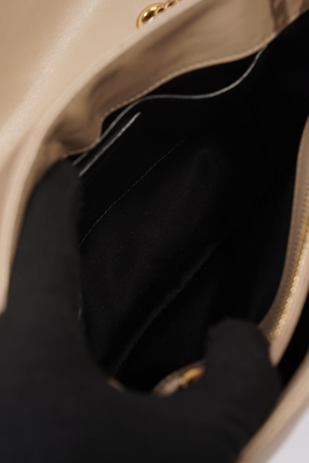 Saint Laurent Lou Lou Nude Leather Small