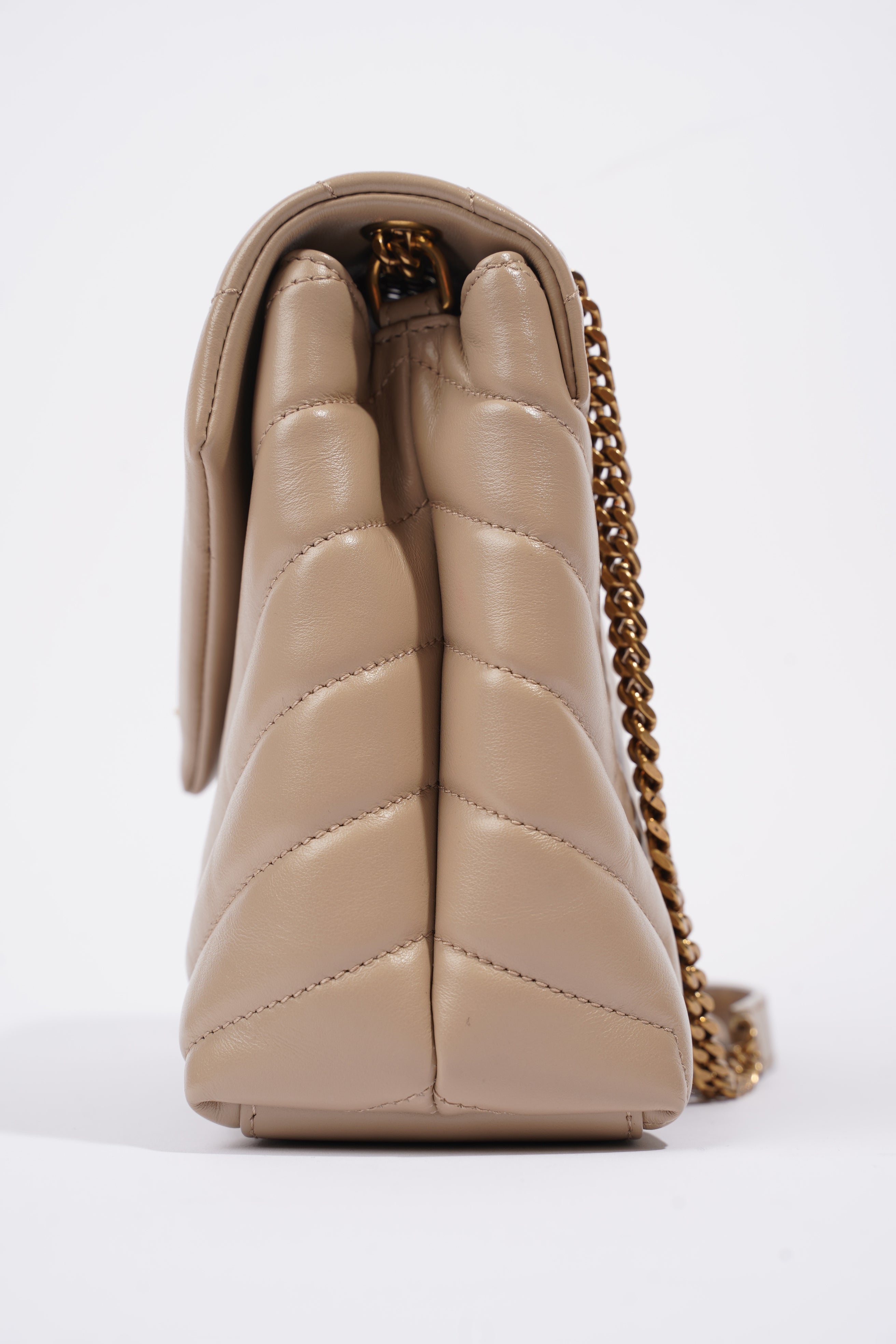 Saint Laurent Lou Lou Nude Leather Small