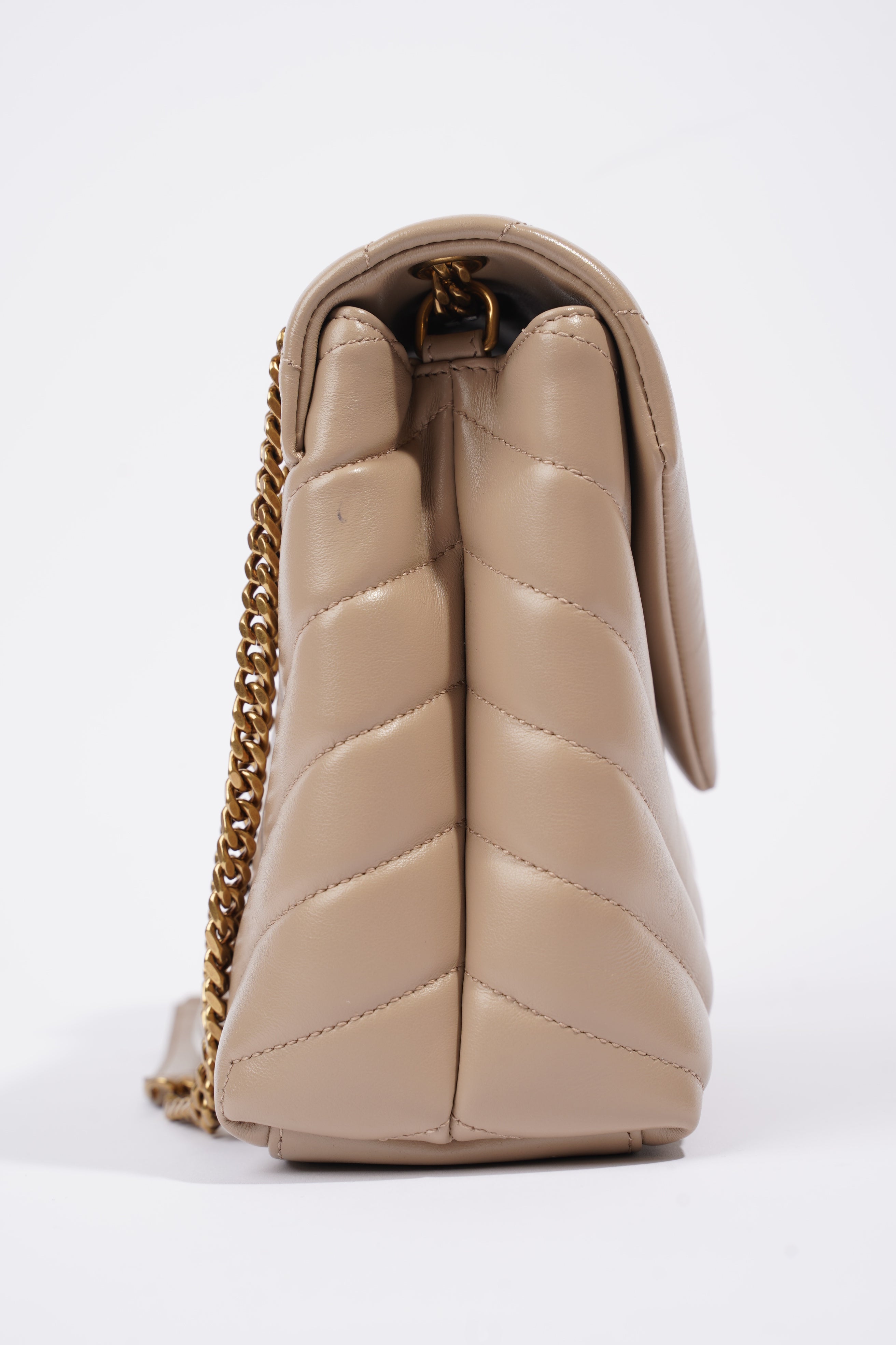 Saint Laurent Lou Lou Nude Leather Small