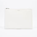 Saint Laurent Pouch White Leather