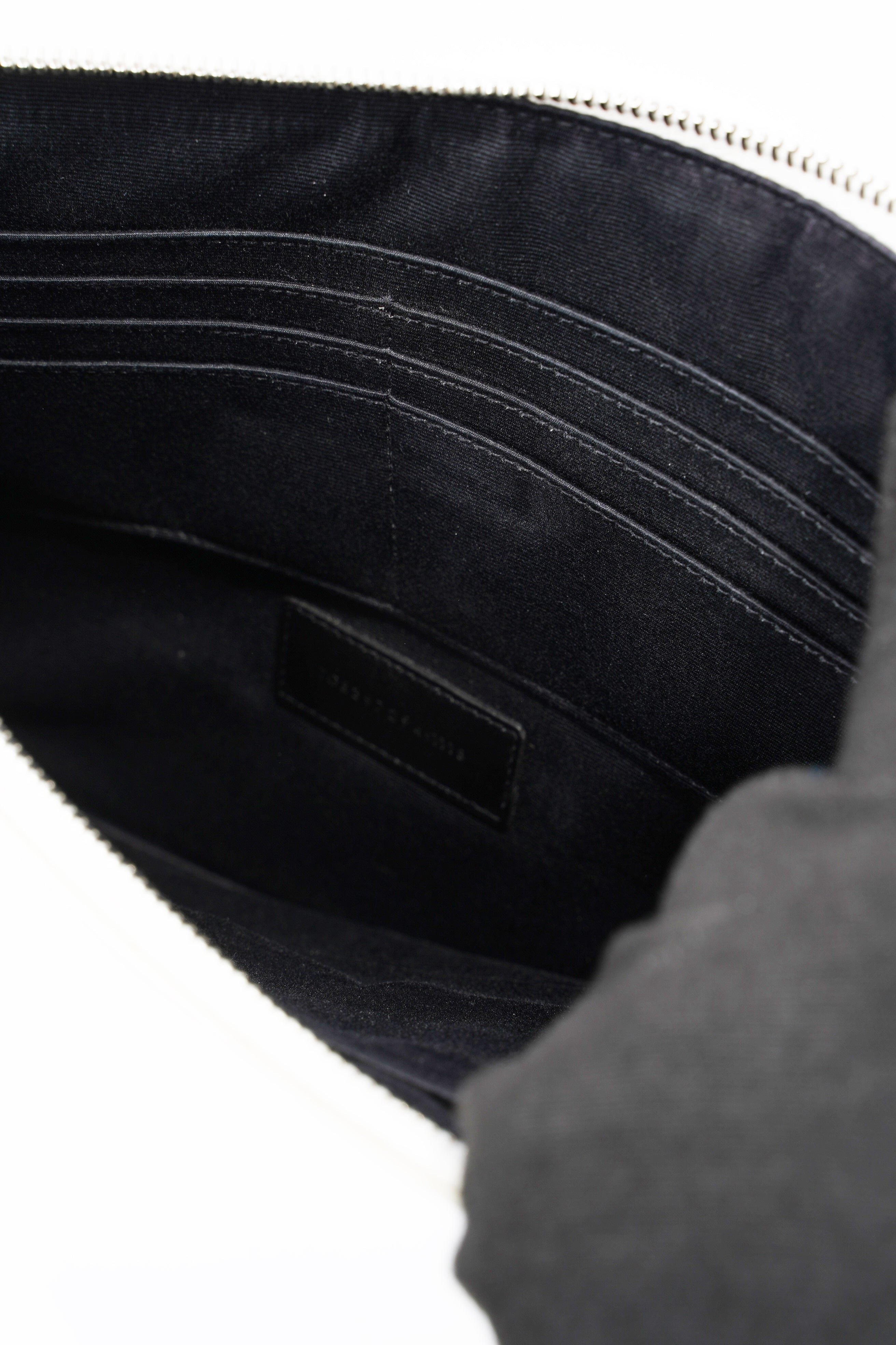 Saint Laurent Pouch White Leather