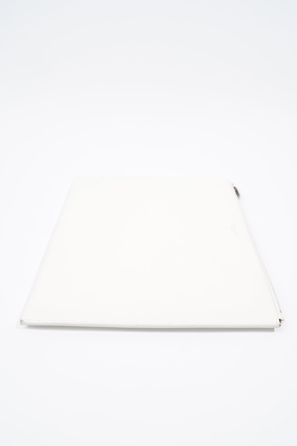 Saint Laurent Pouch White Leather