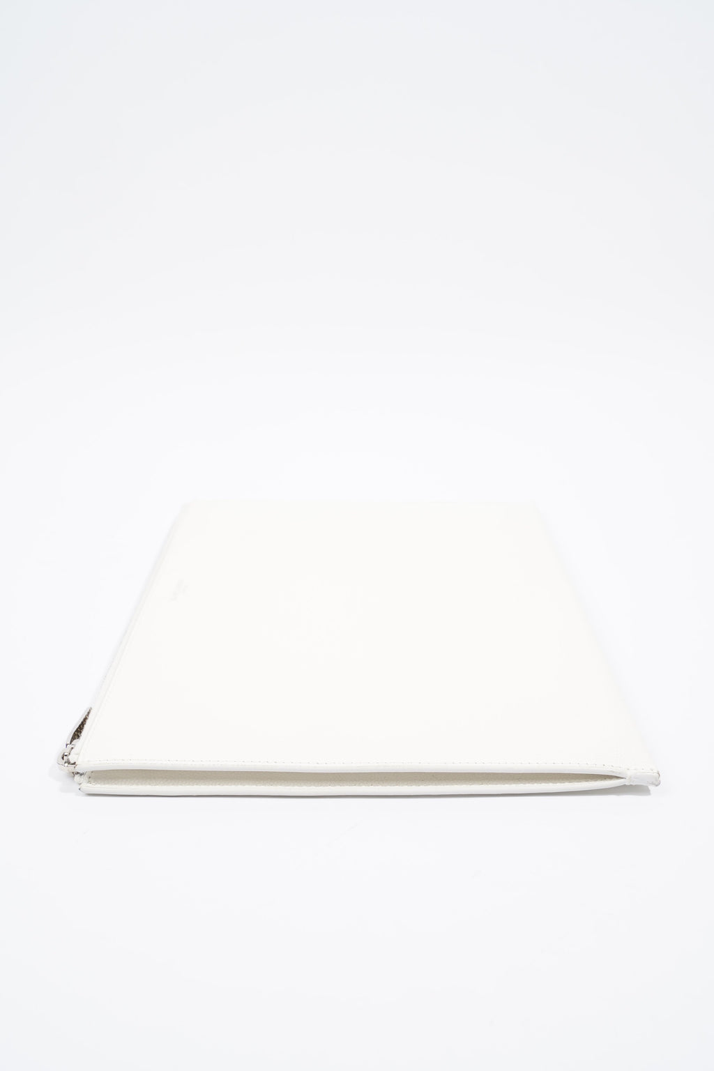 Saint Laurent Pouch White Leather