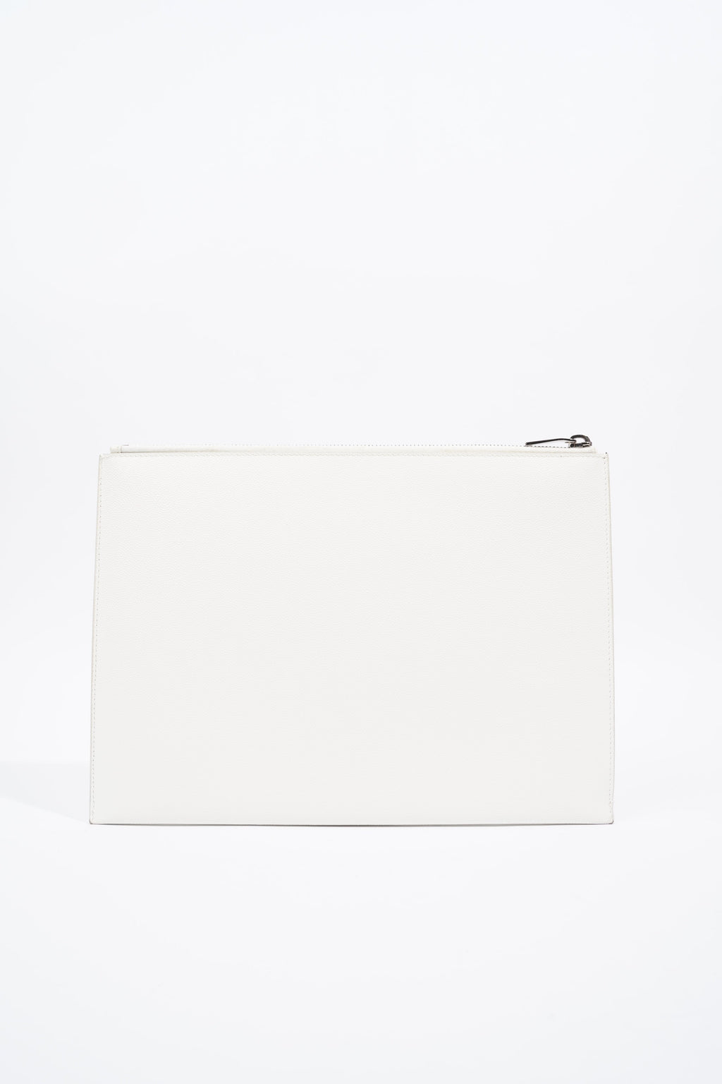 Saint Laurent Pouch White Leather