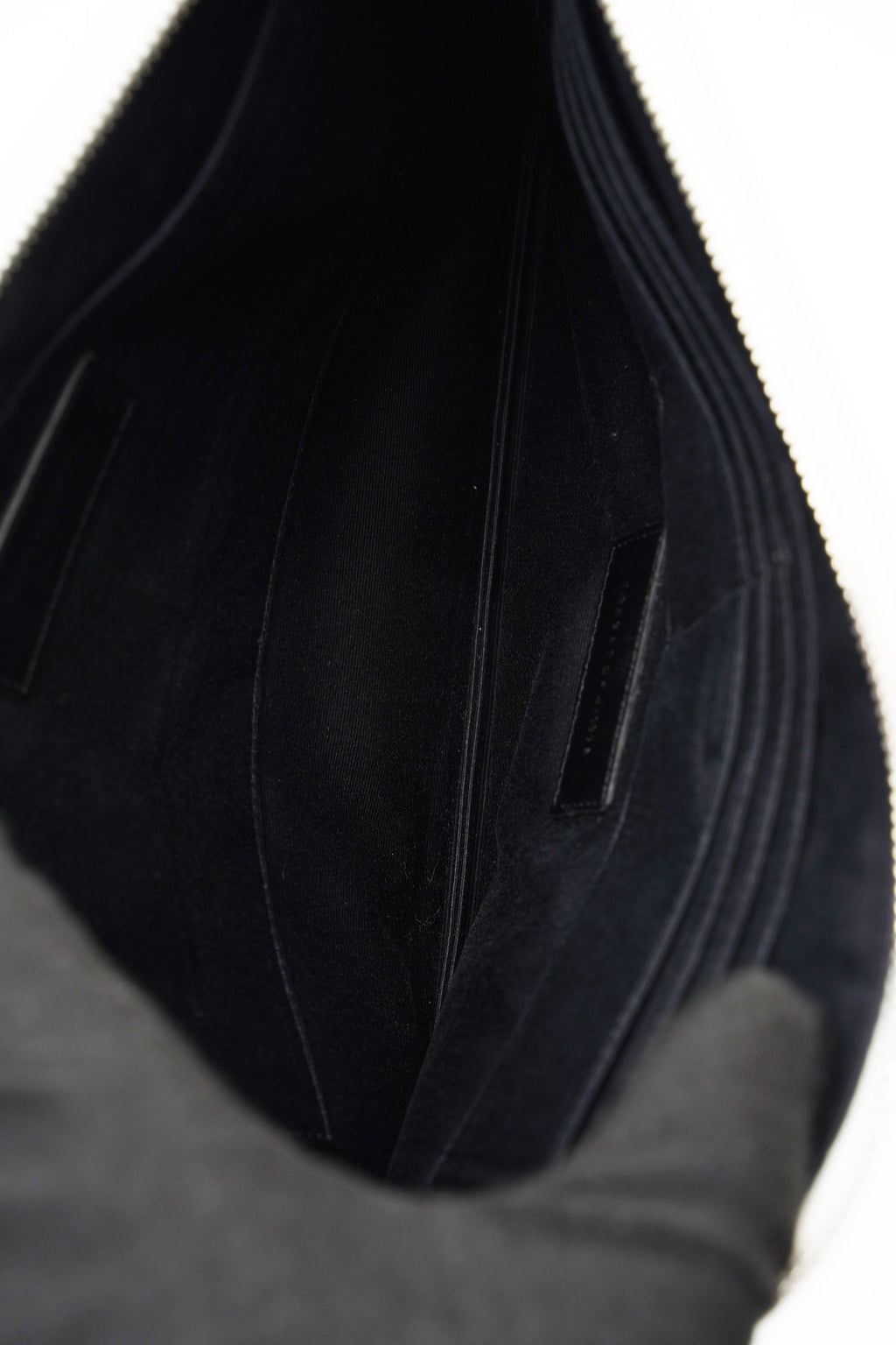Saint Laurent Pouch White Leather