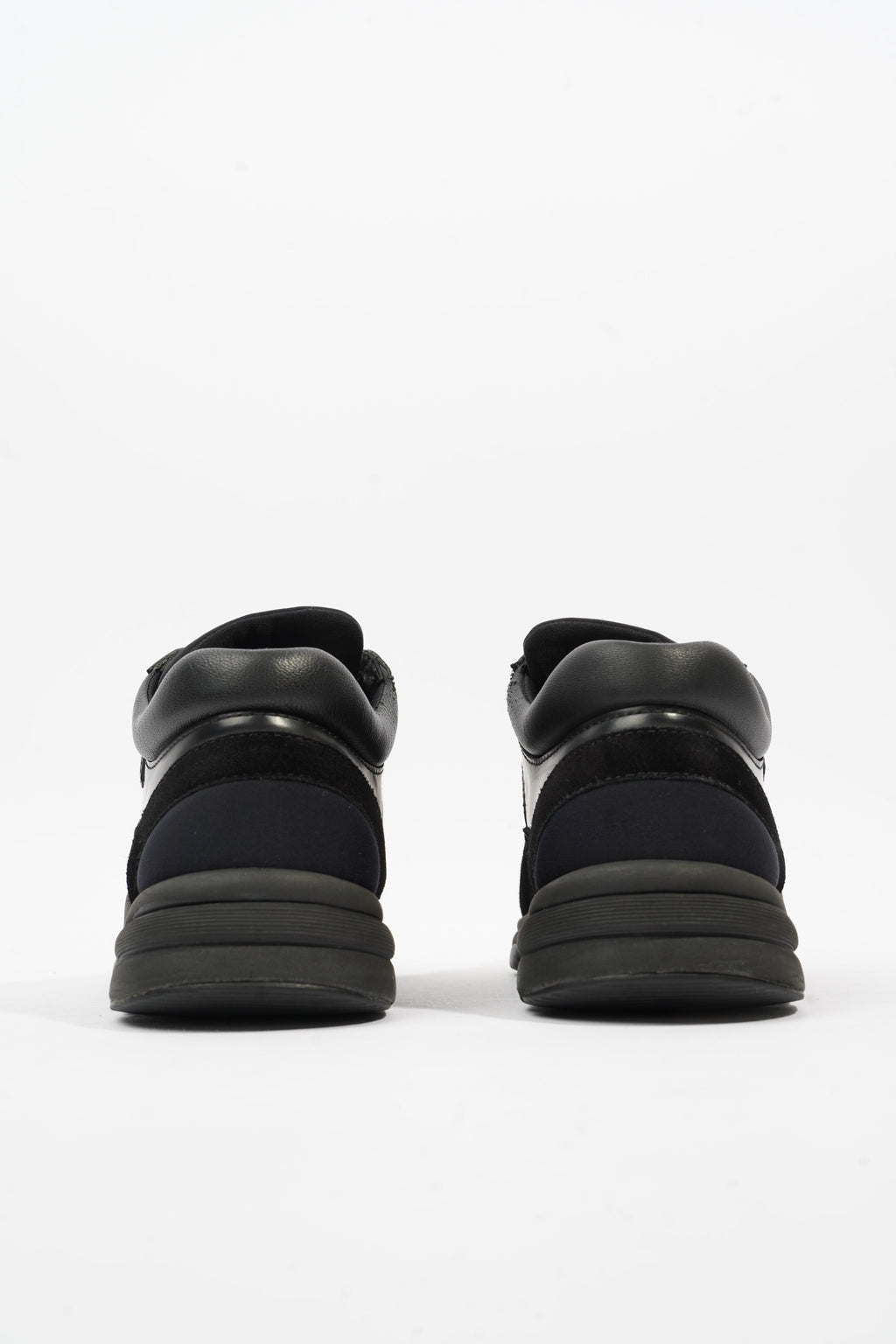Chanel CC Runner Black Suede EU 37.5 UK 4.5