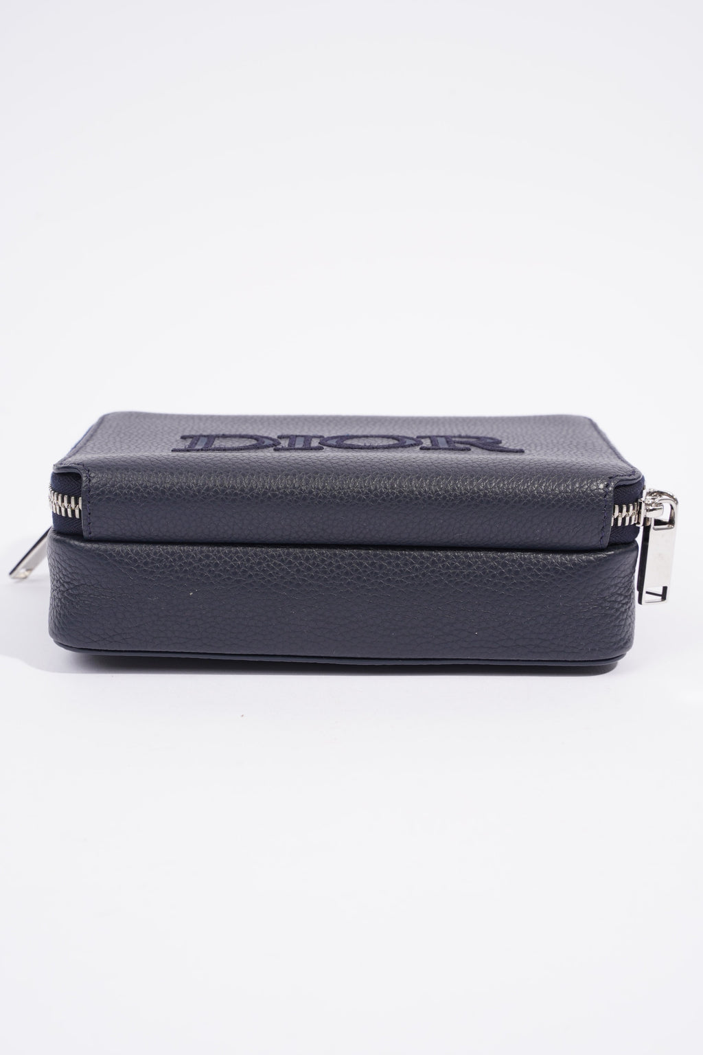 Christian Dior Messenger Pouch Navy Leather