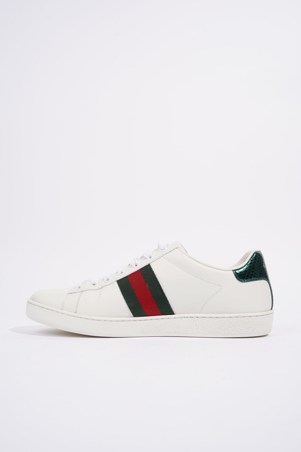 Gucci Ace Embroidered Bee White / Red / Green Leather EU 39 UK 6