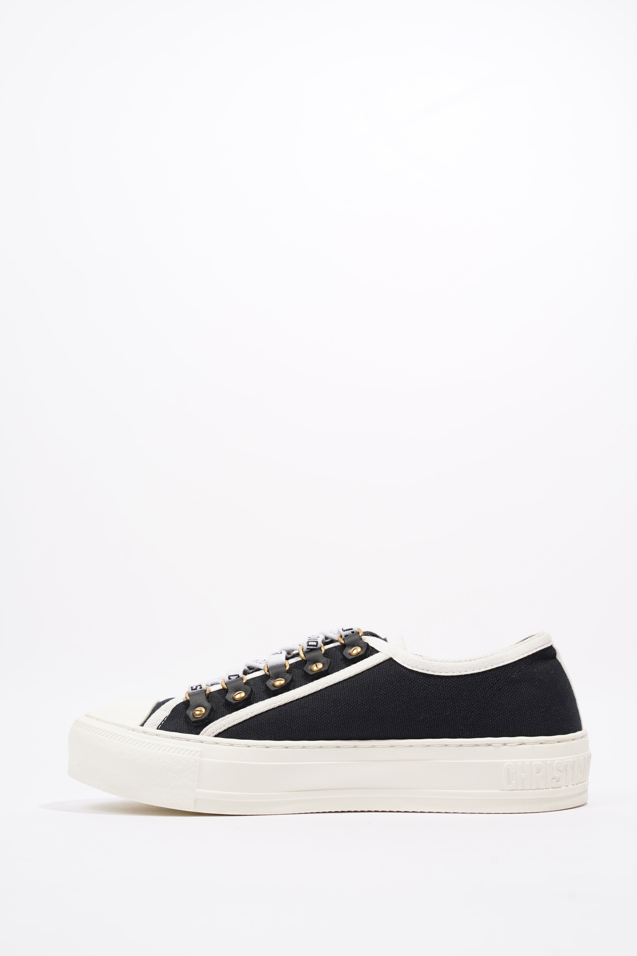 Christian Dior WALK'N'DIOR Black / White Canvas EU 36 UK 3