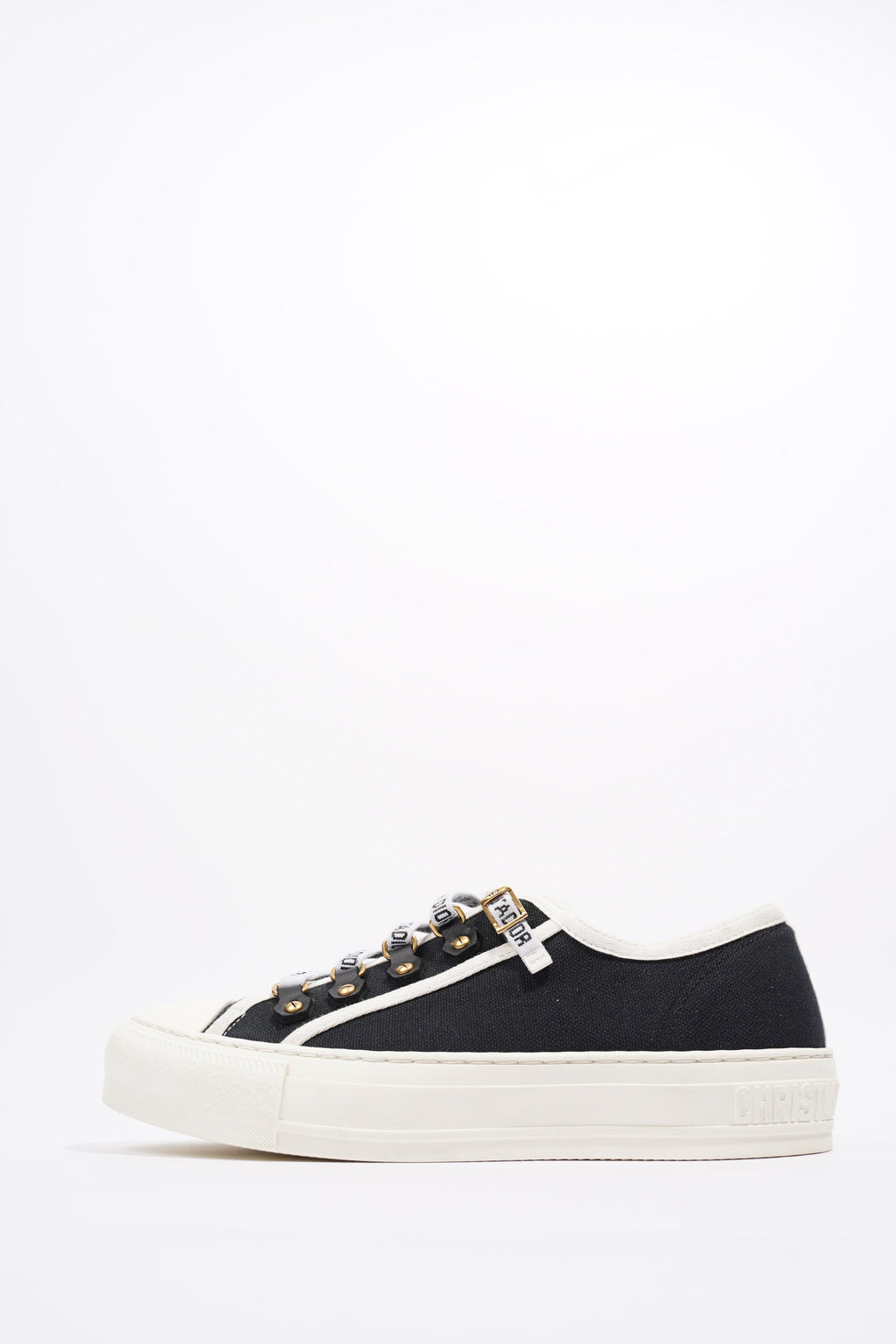 Christian Dior WALK'N'DIOR Black / White Canvas EU 36 UK 3