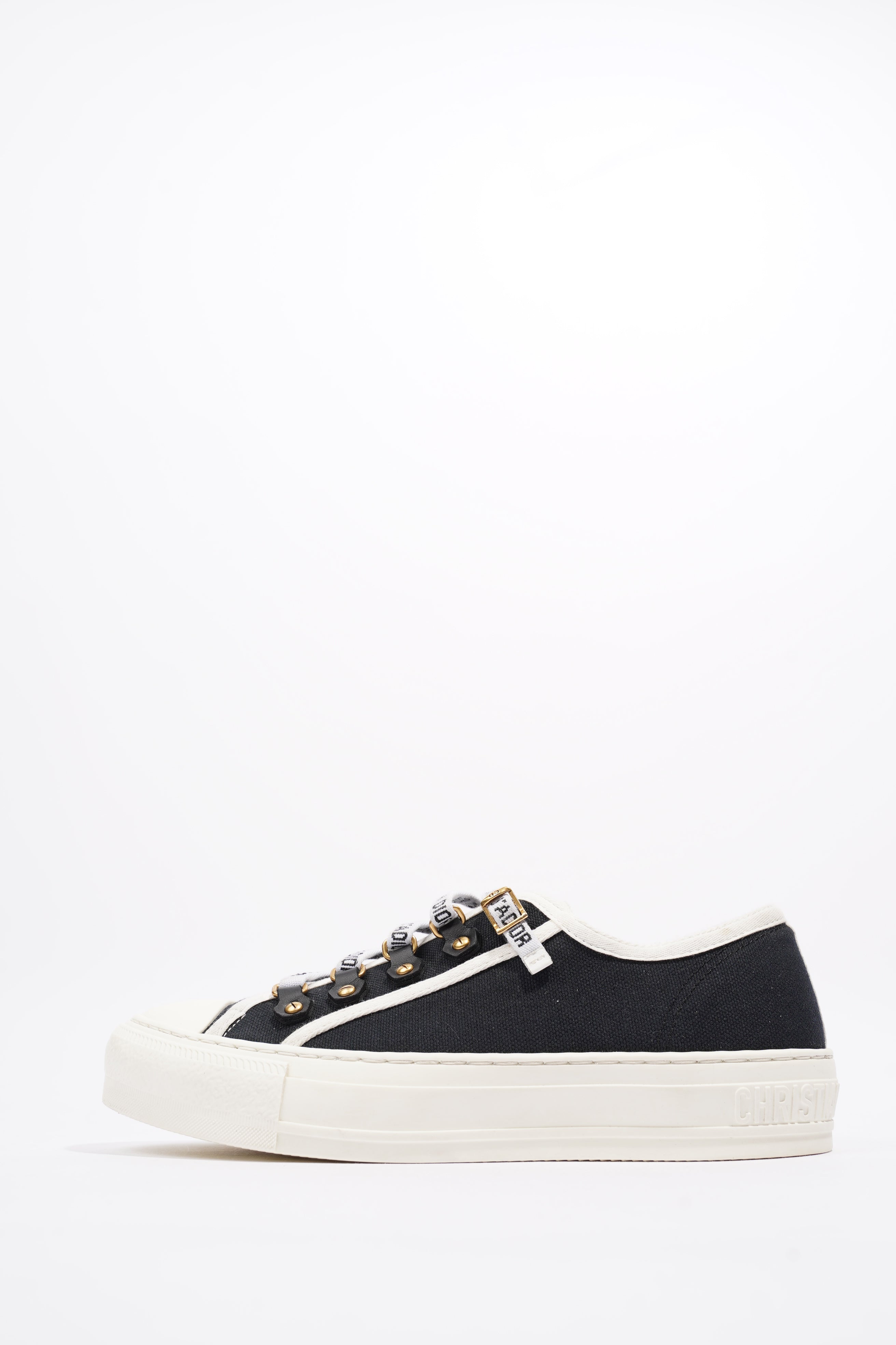 Christian Dior WALK'N'DIOR Black / White Canvas EU 36 UK 3