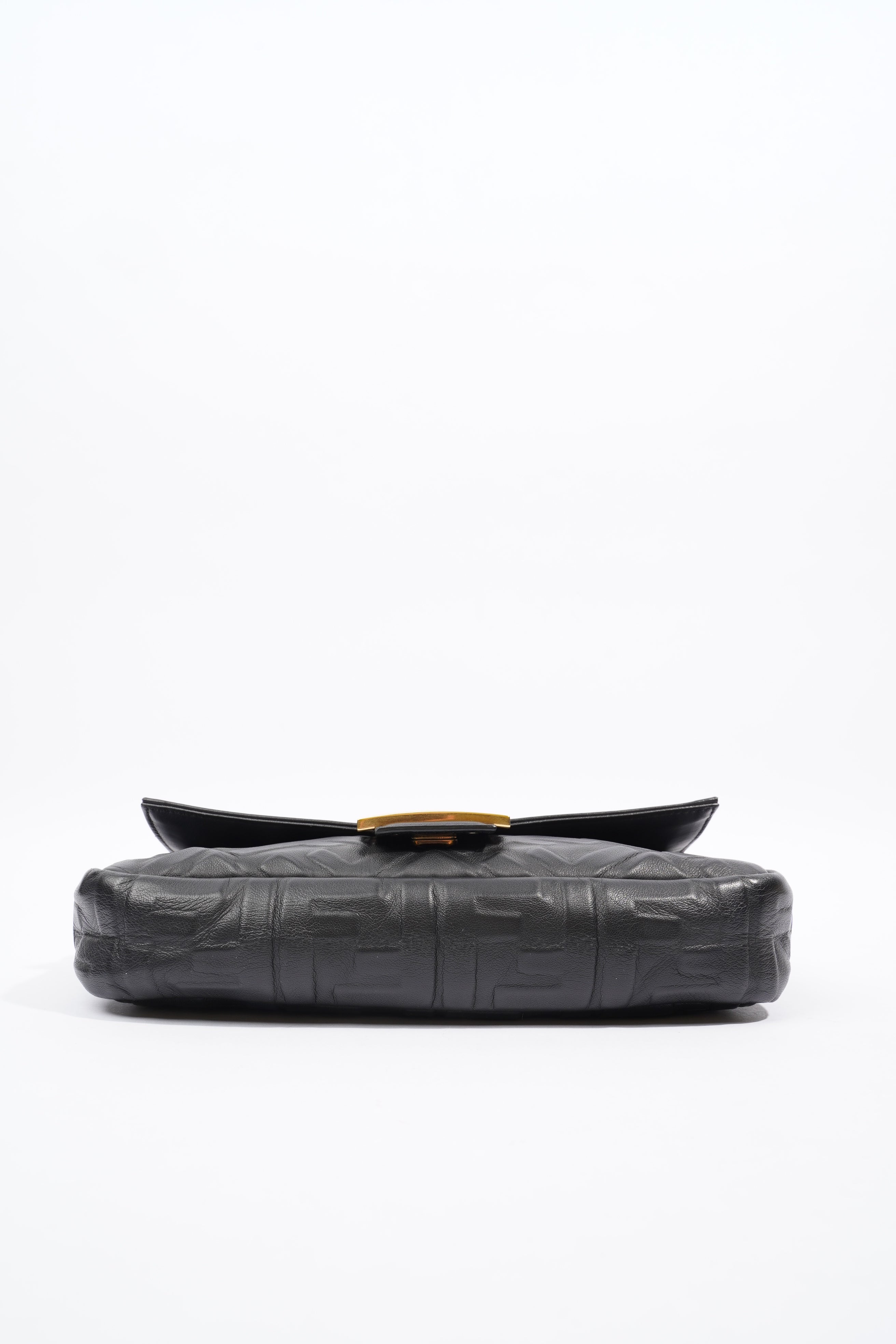Fendi Baguette Bag Black Leather