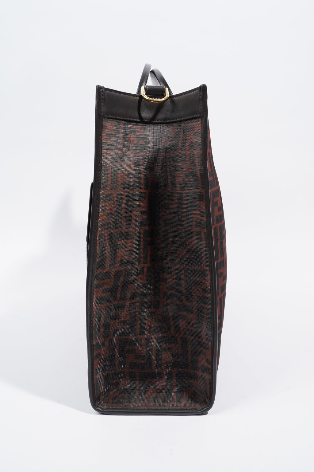 Fendi Runaway Tote Zucca Mesh Monogram Large