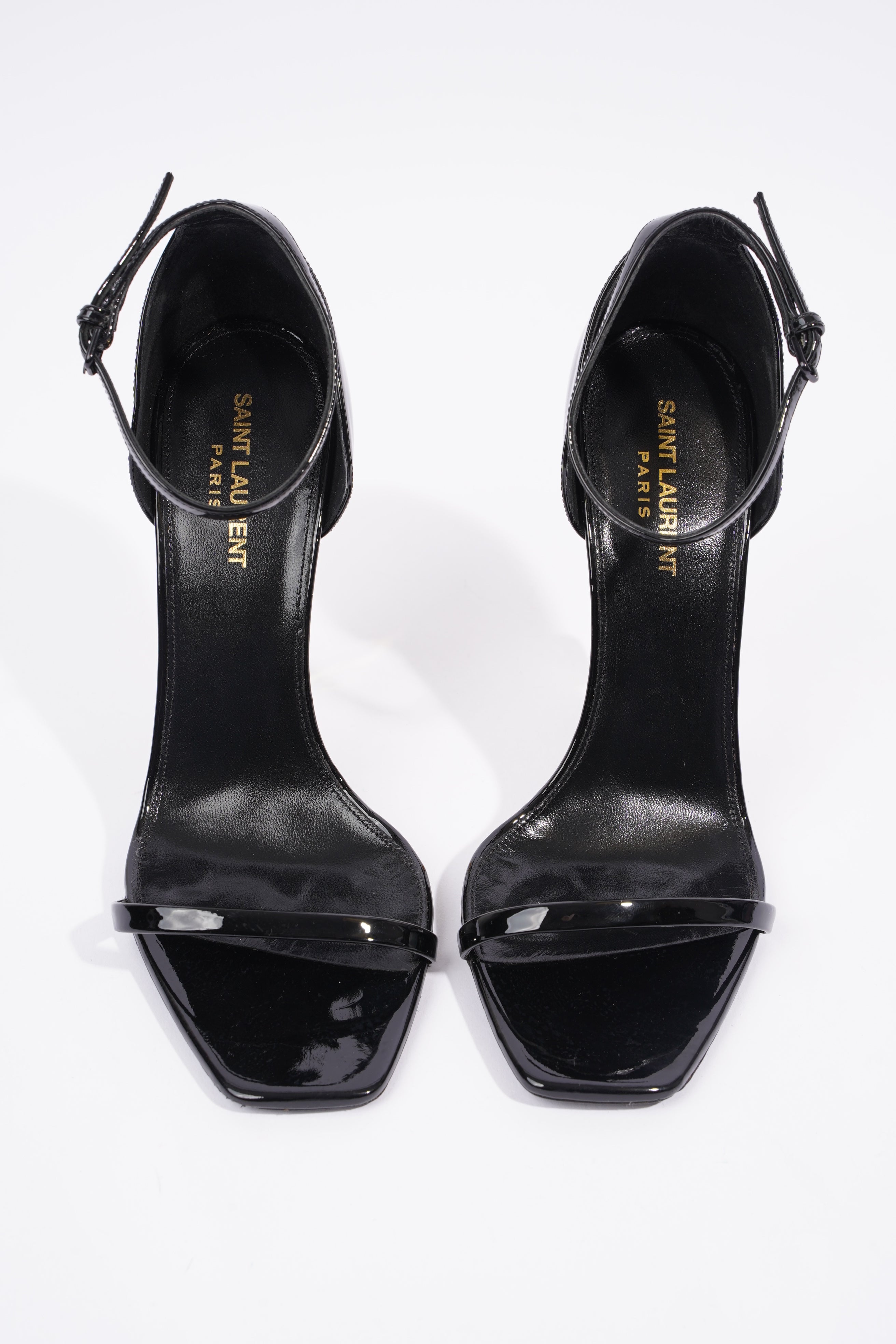 Saint Laurent Opyum Black Patent Leather EU 40 UK 7