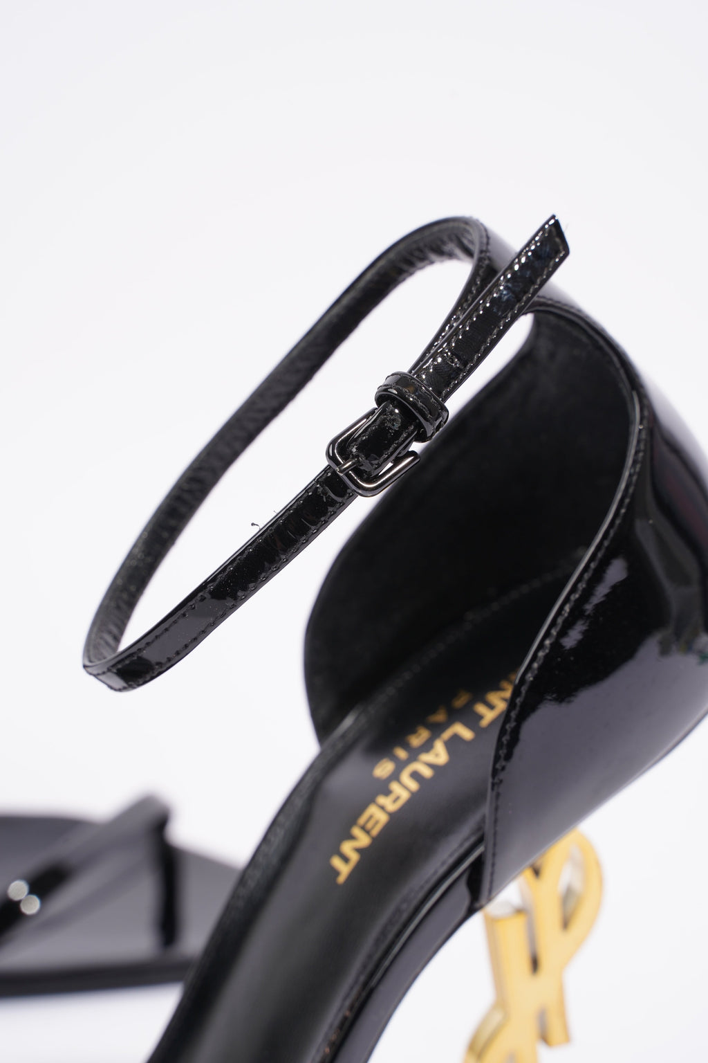 Saint Laurent Opyum Black Patent Leather EU 40 UK 7
