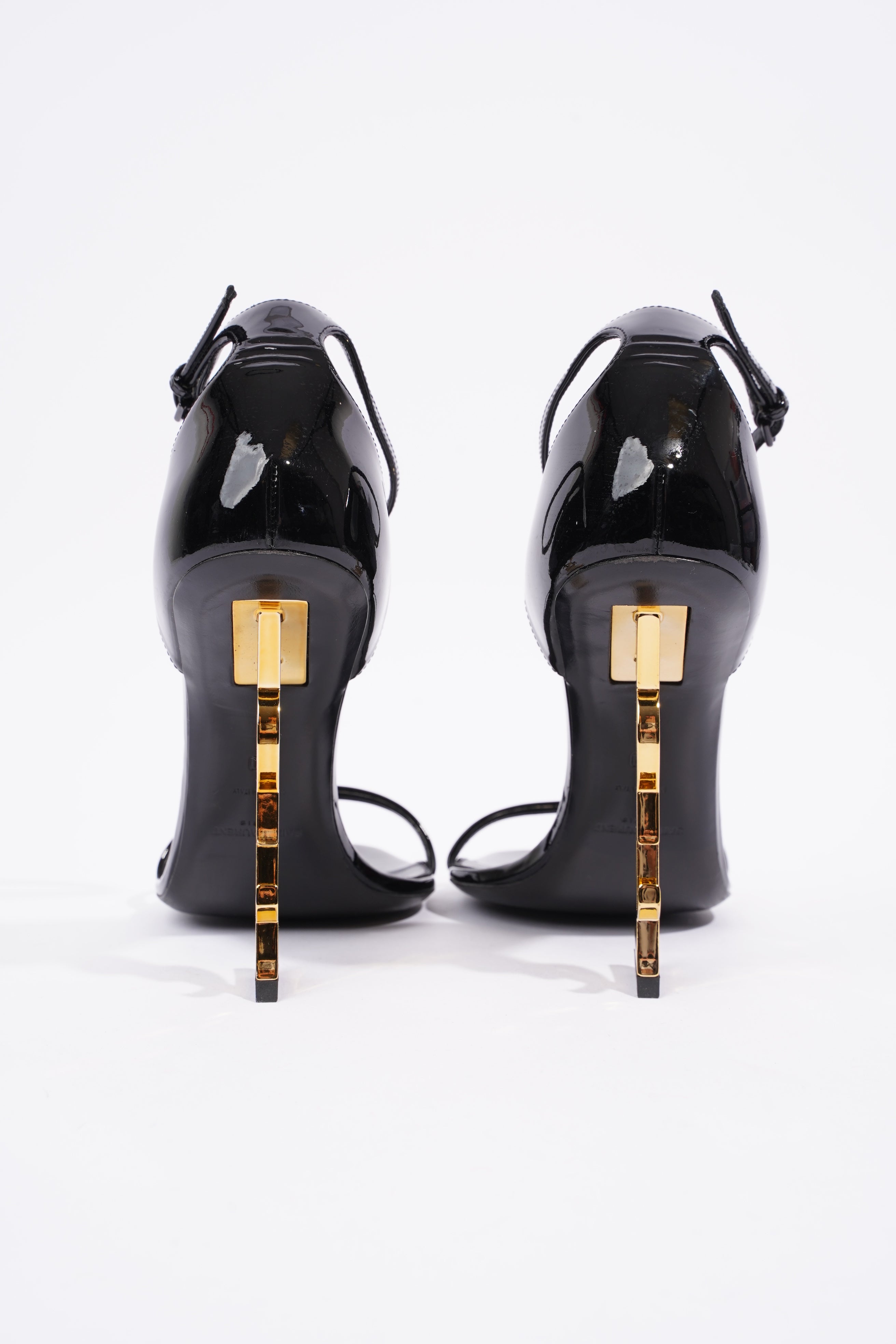 Saint Laurent Opyum Black Patent Leather EU 40 UK 7