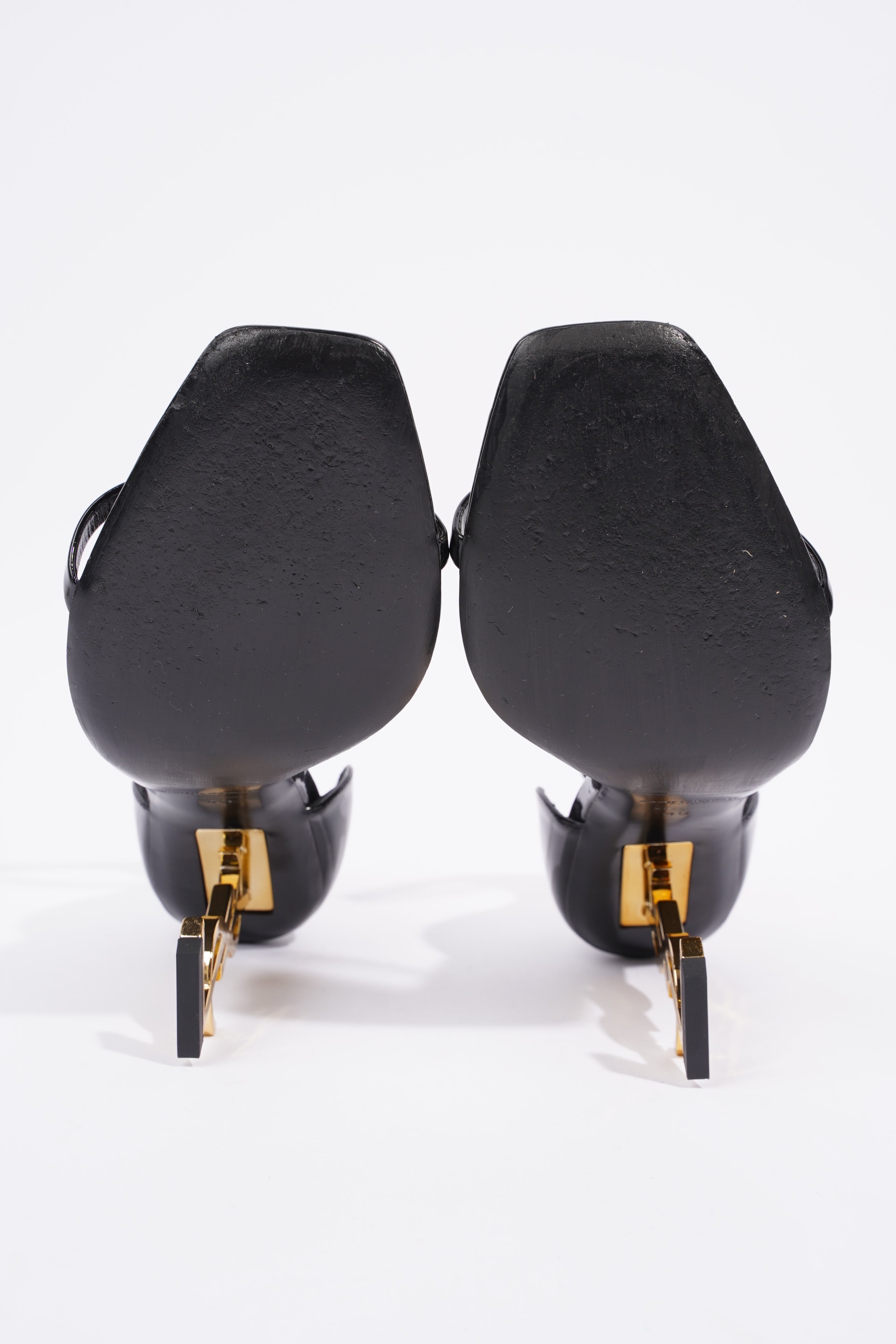 Saint Laurent Opyum Black Patent Leather EU 40 UK 7