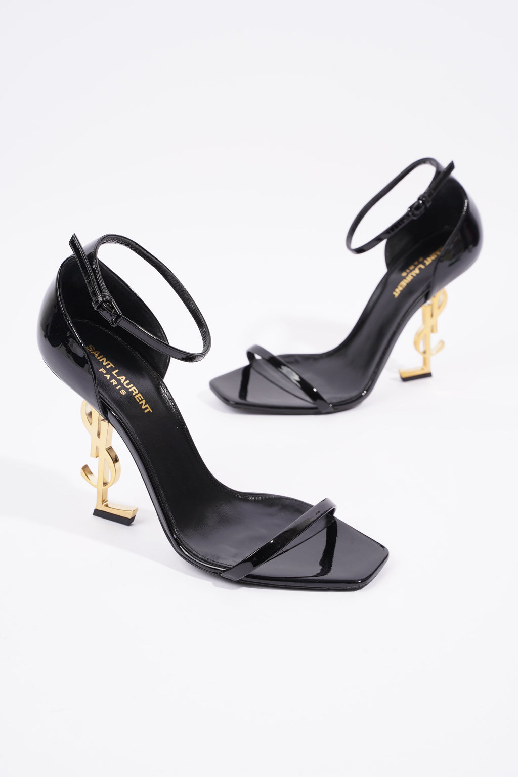 Saint Laurent Opyum Black Patent Leather EU 40 UK 7