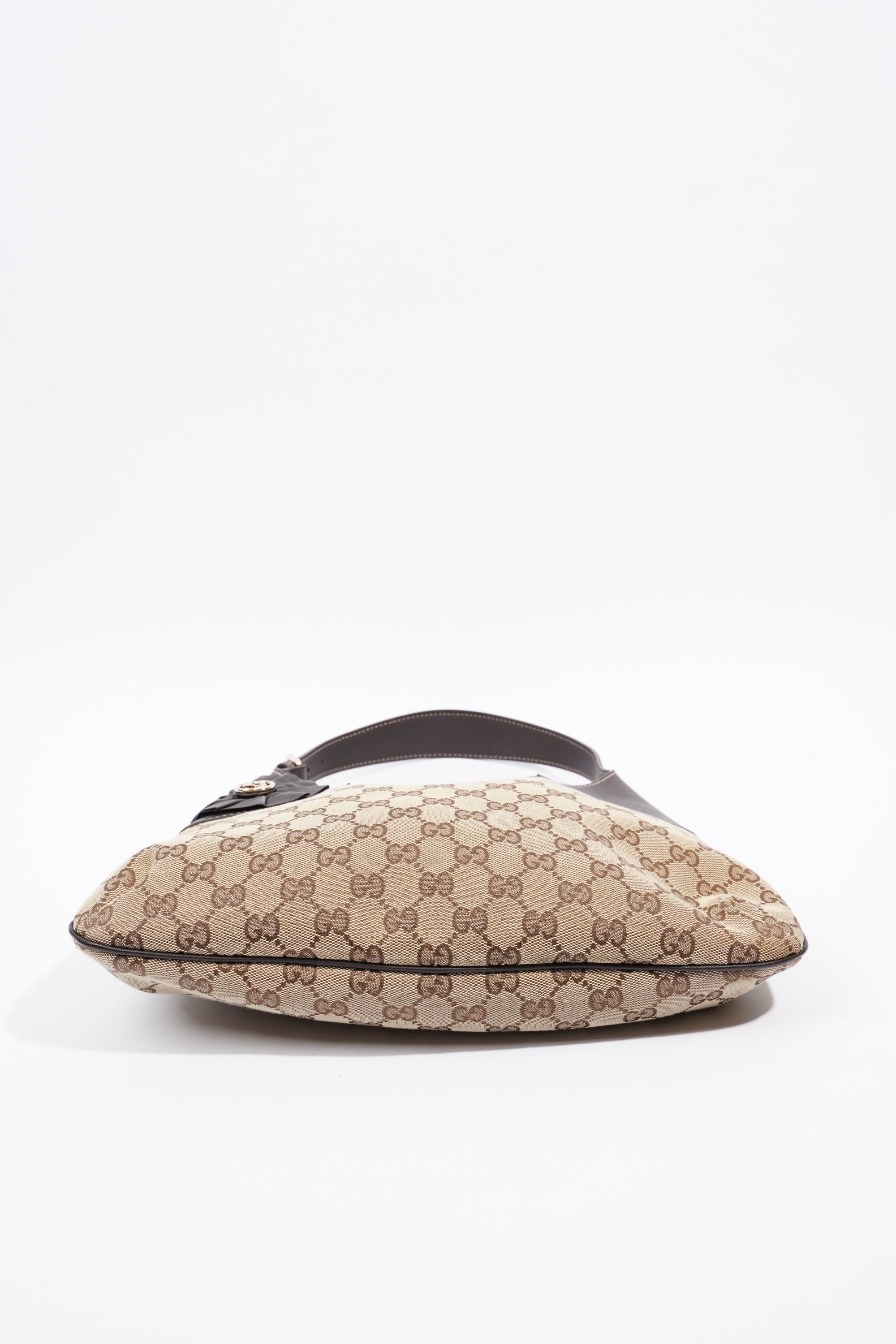 Gucci Hobo Bag Supreme Print / Brown Canvas
