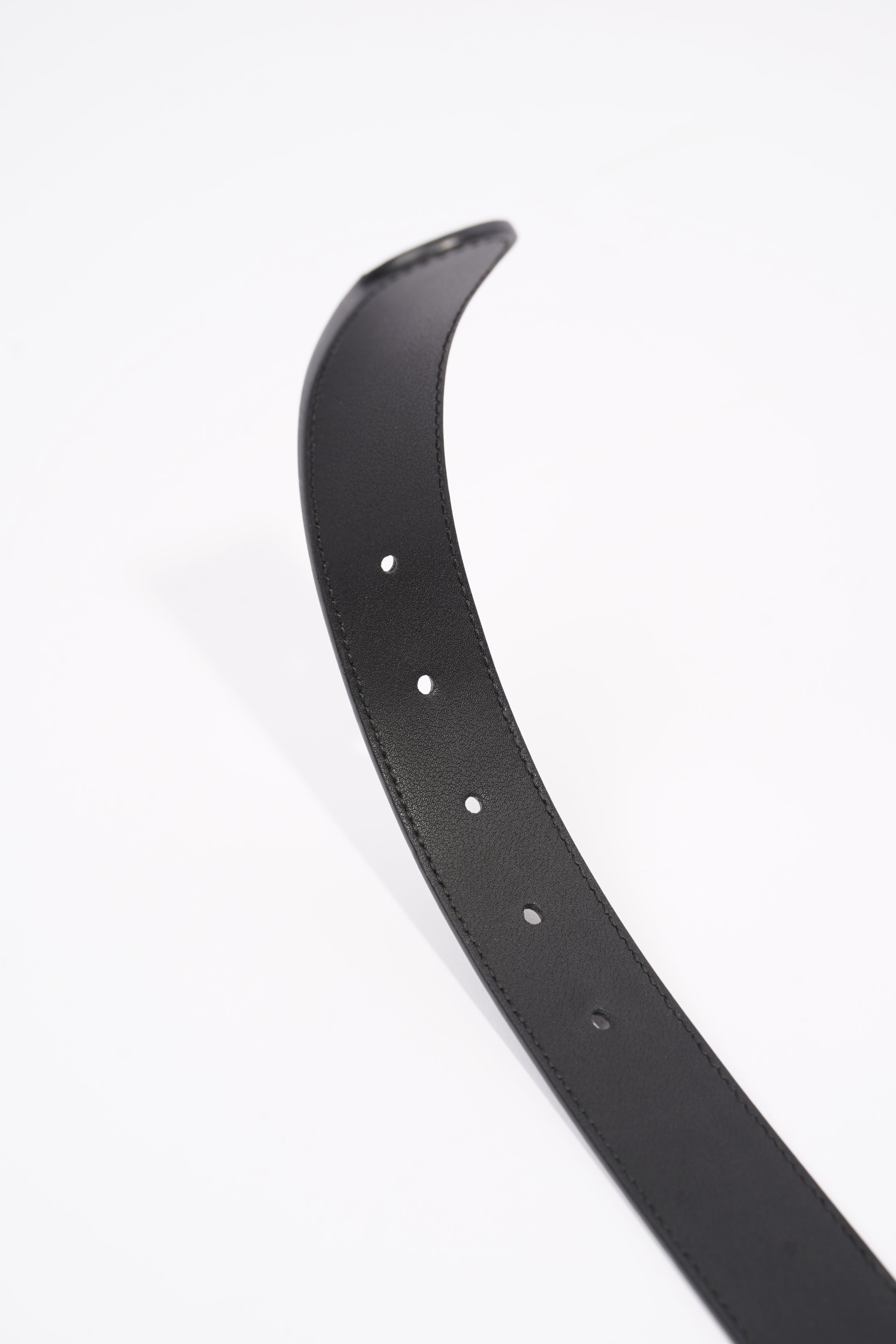 Gucci Marmont Belt Black / Gold Leather 75cm 30"