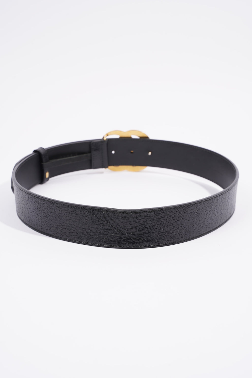 Gucci Marmont Belt Black / Gold Leather 85cm 34'