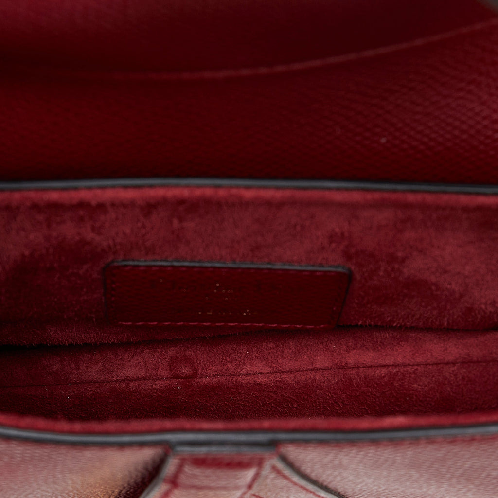 DIOR Mini Leather Saddle Bag