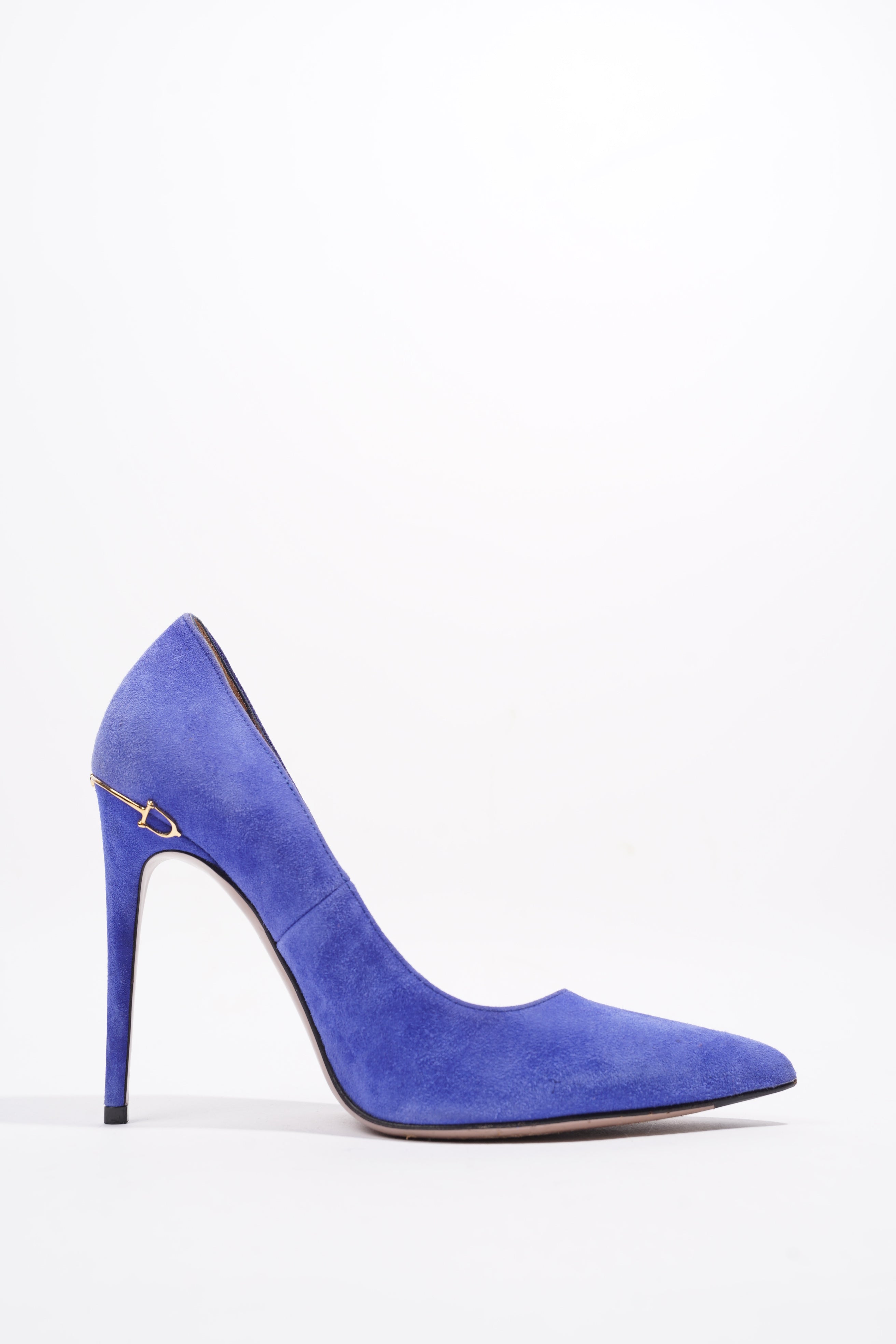 Gucci Adina Blue Suede EU 36.5 UK 3.5