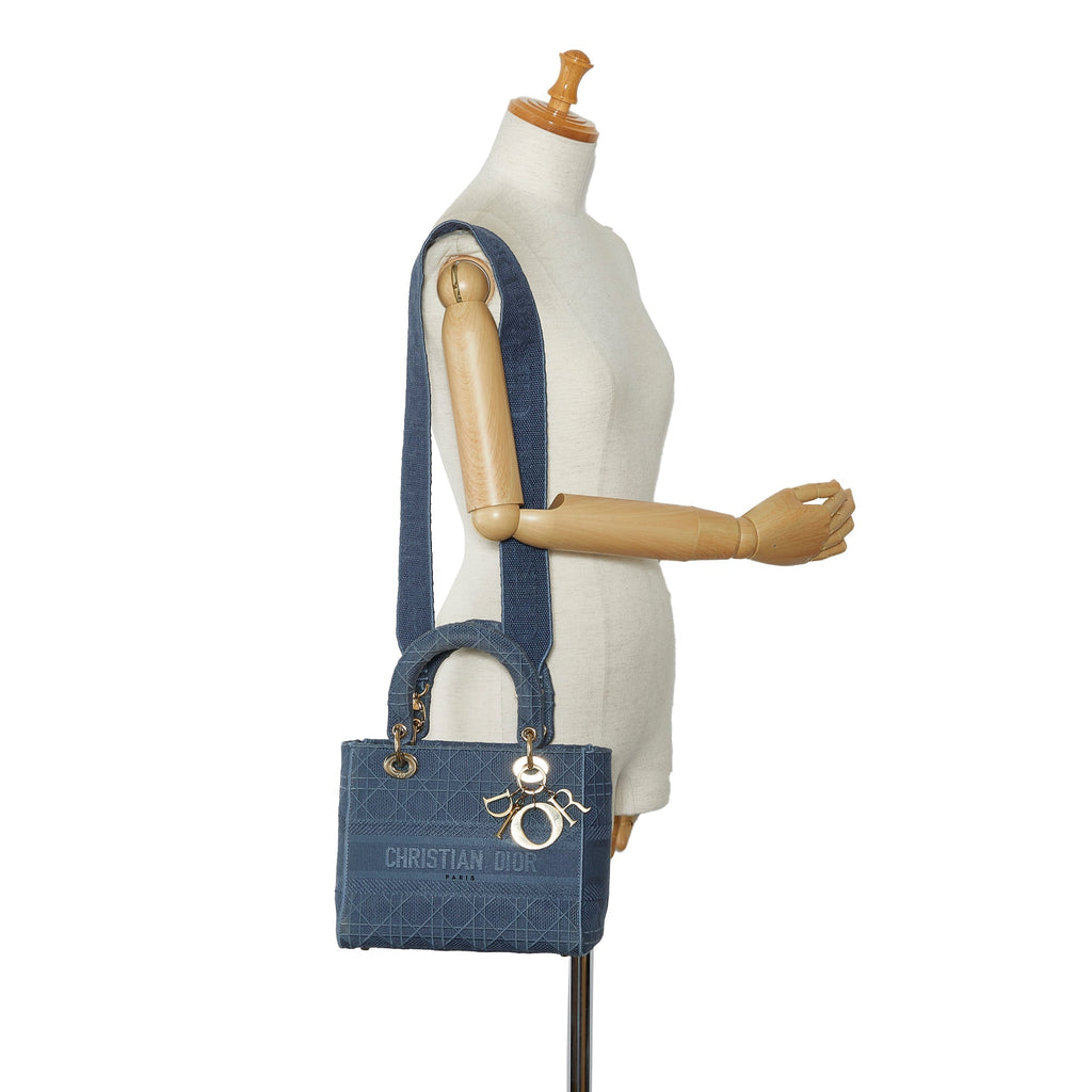 DIOR Medium Cannage Lady D-Lite Satchel